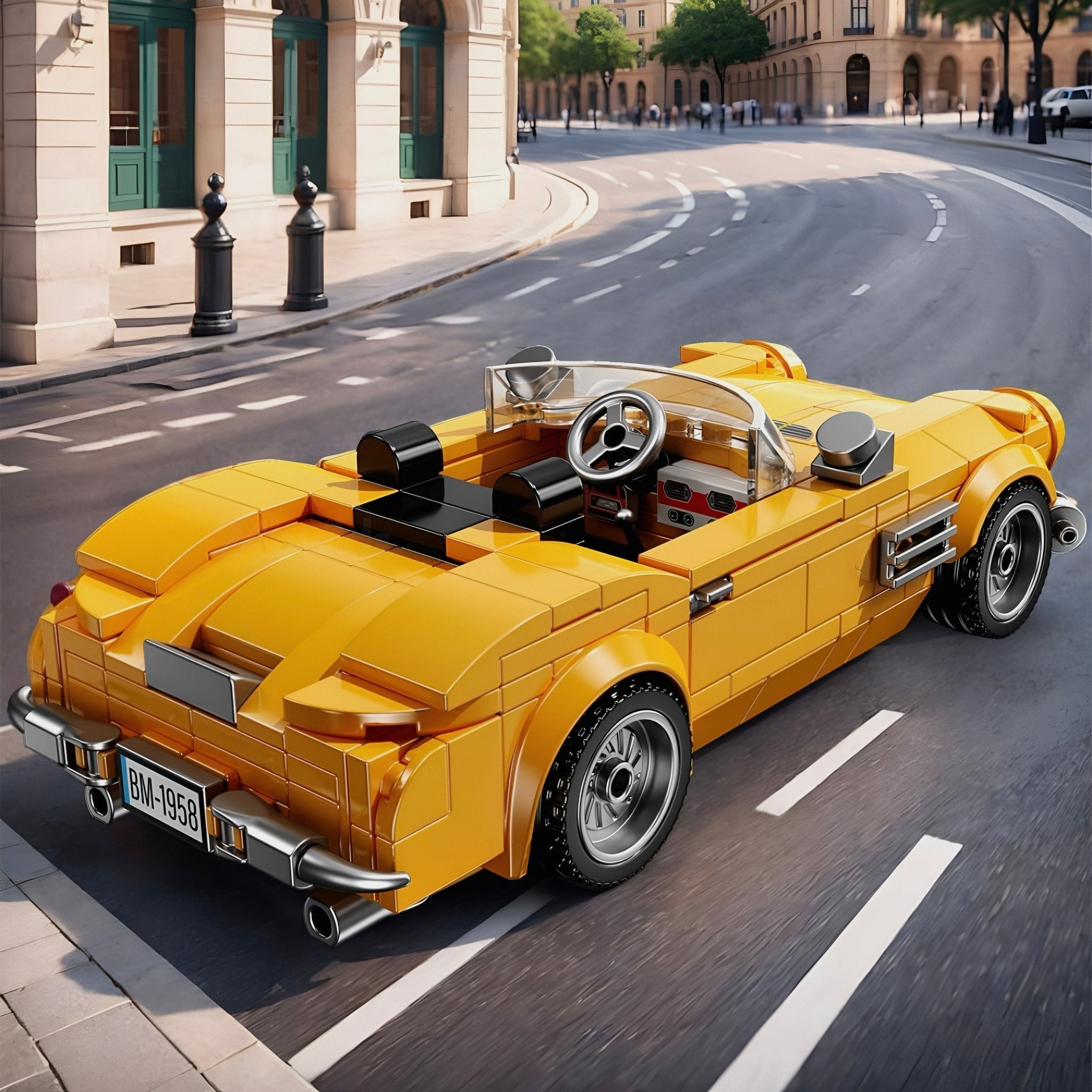 1956 Classic Convertible | 314pcs - BRICKS LAB