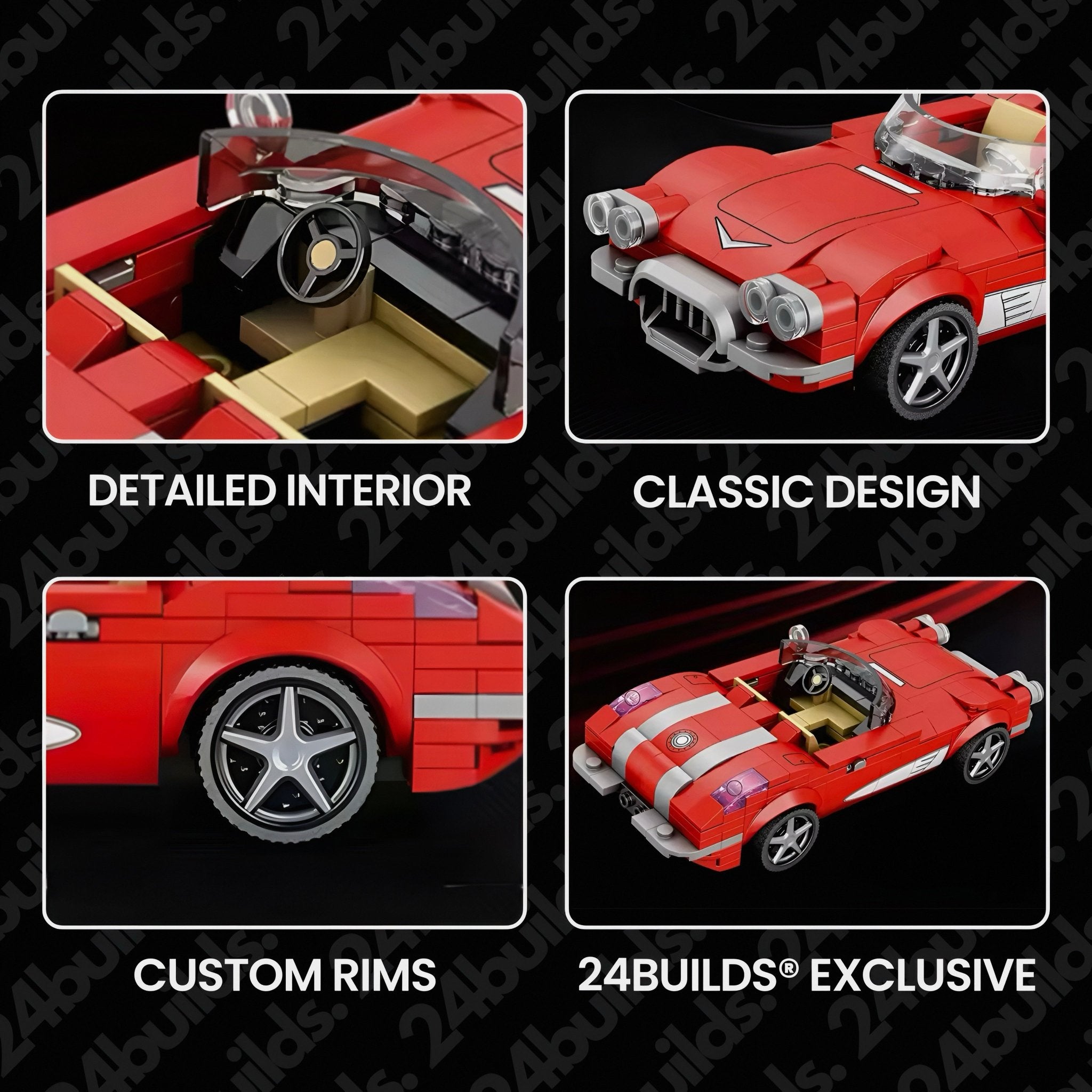 1959 Vintage Roadster | 312pcs - BRICKS LAB
