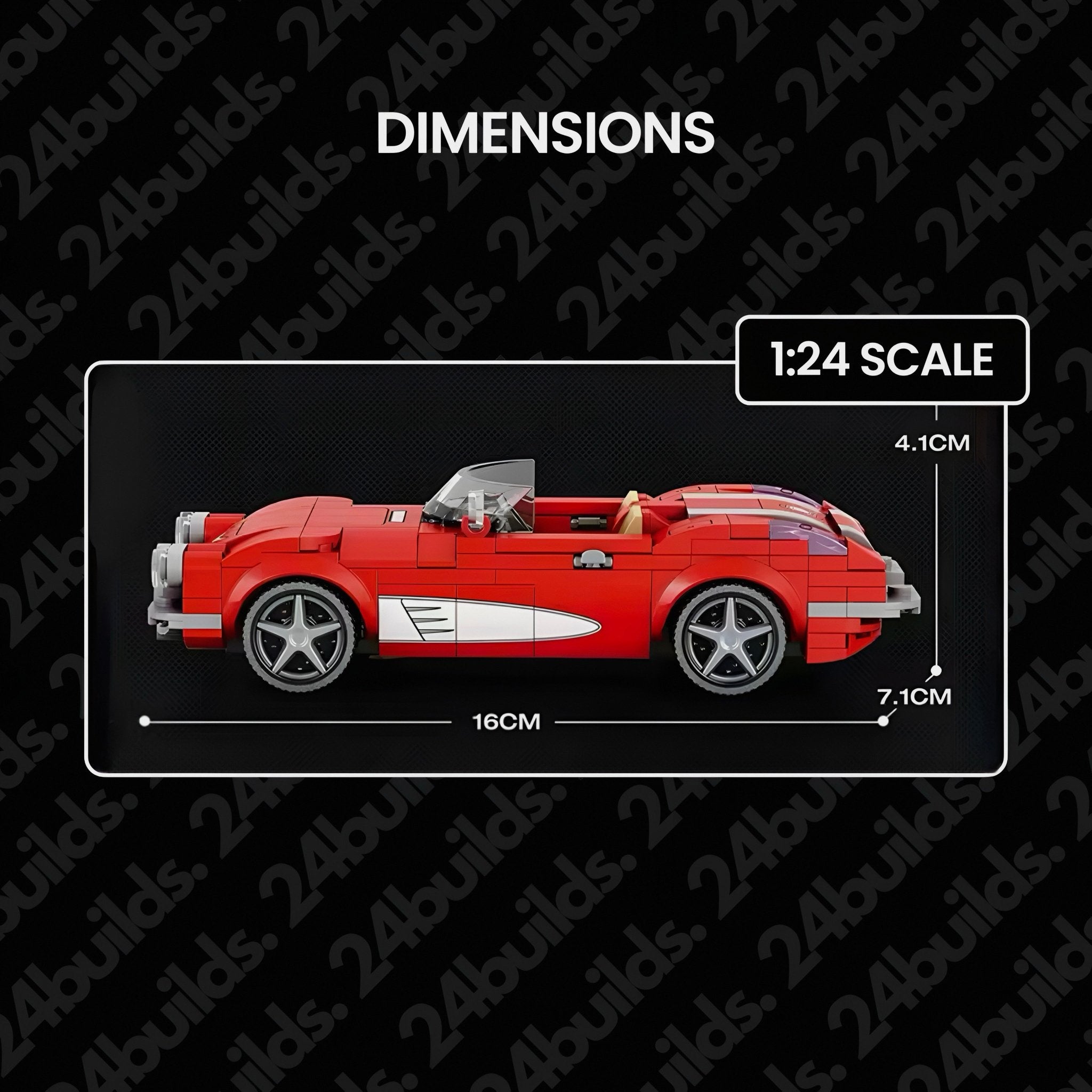 1959 Vintage Roadster | 312pcs - BRICKS LAB
