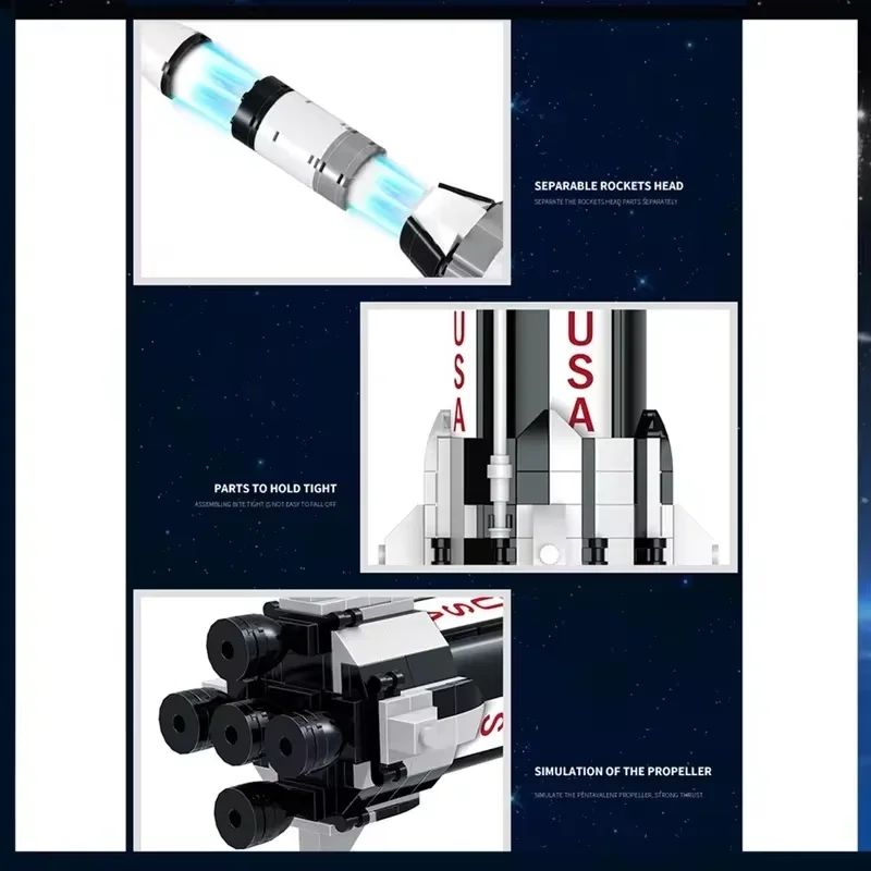Apollo 5 – AS-204 Saturn V (1969 Teile)