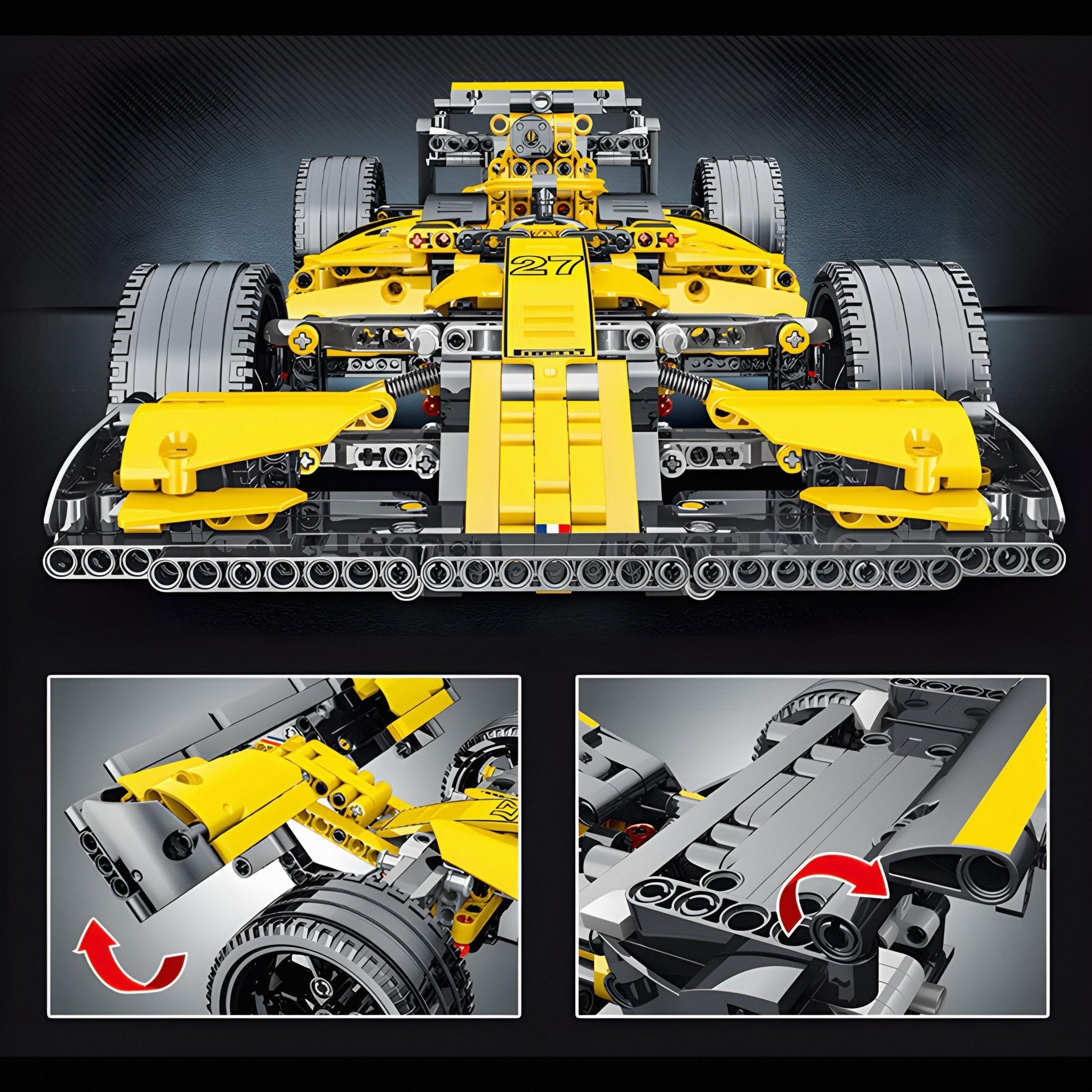 2017 French Single Seater | 1084pcs - BRICKS LAB