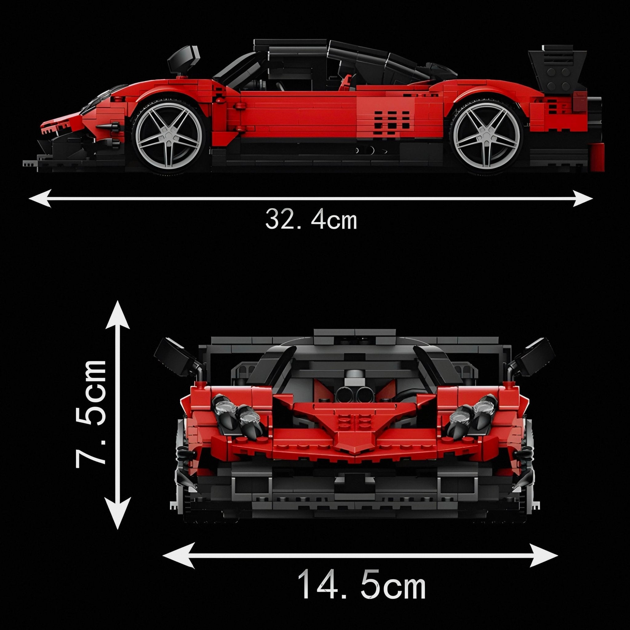 2022 Italian Hypercar | 1278pcs - BRICKS LAB