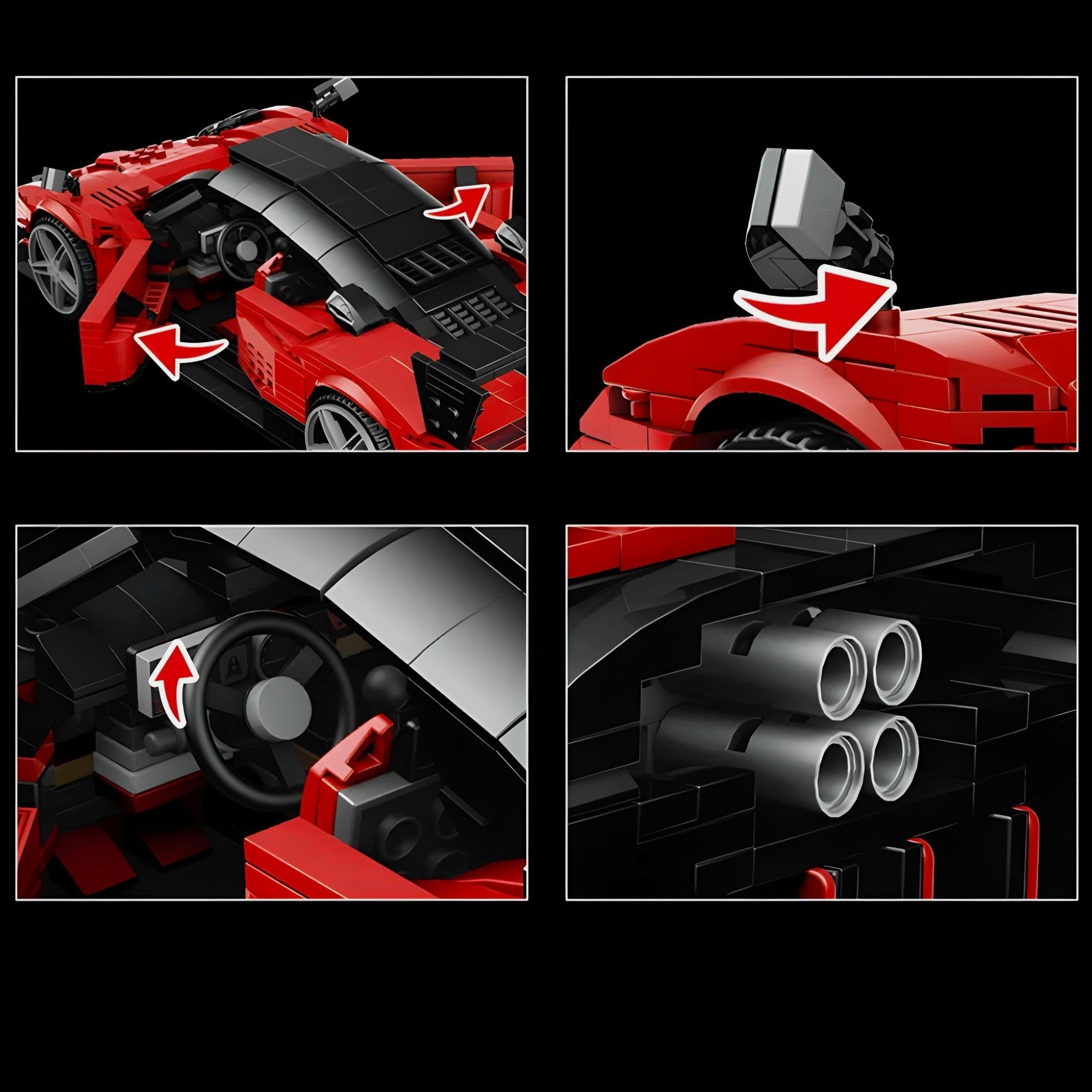 2022 Italian Hypercar | 1278pcs - BRICKS LAB