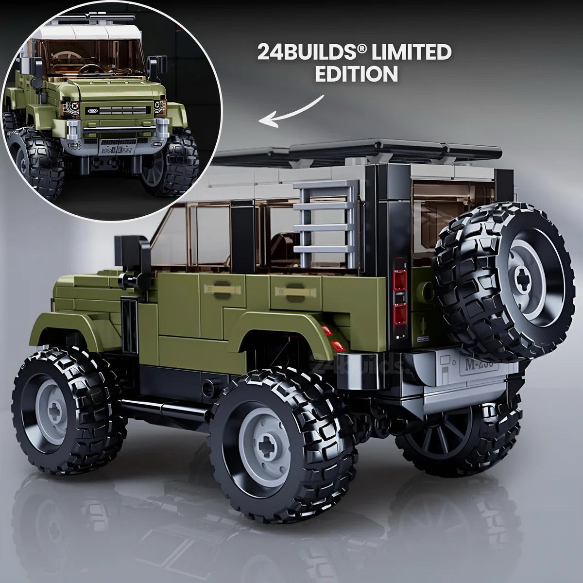 24builds® Defender 4x4 | 322pcs - BRICKS LAB