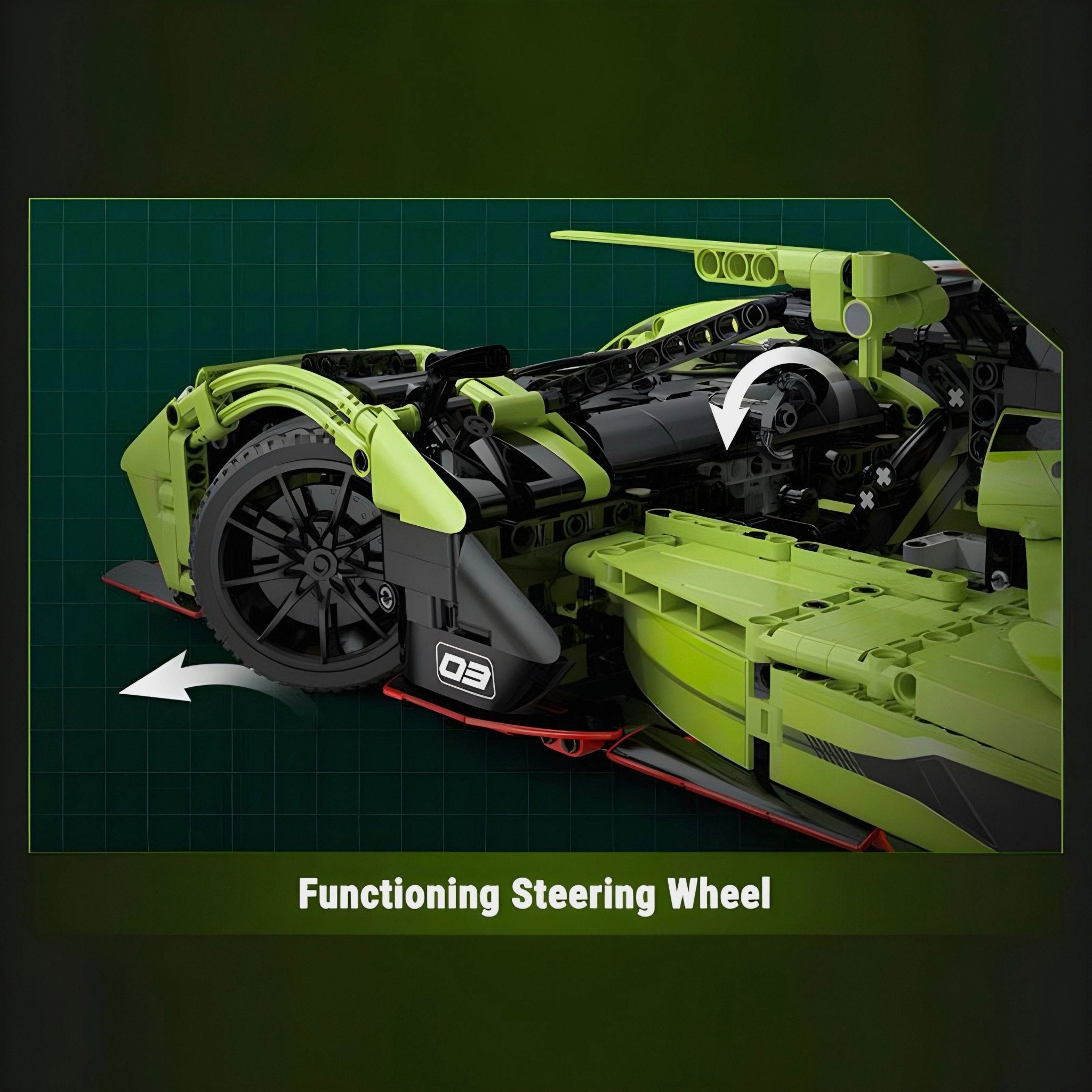 24H Endurance Car | 1820pcs - BRICKS LAB