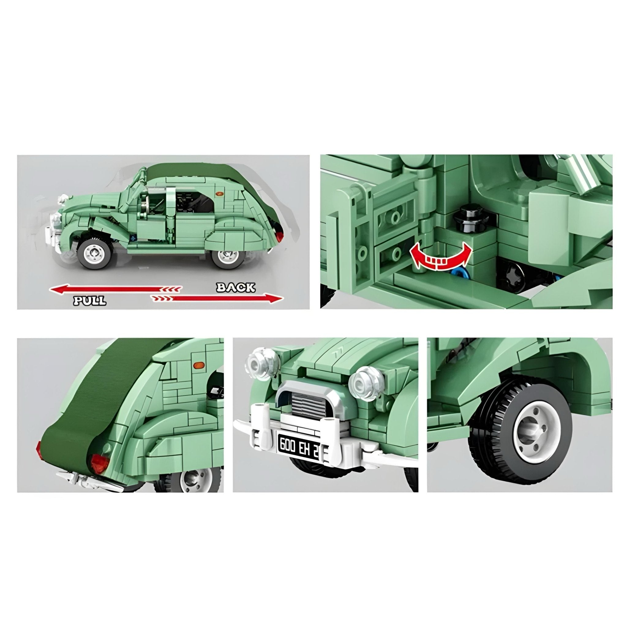 2CV Classic Car | 462pcs - BRICKS LAB