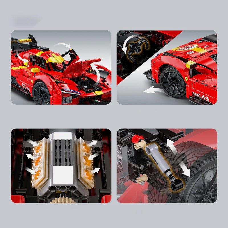 499P Le Mans Hypercar | 1518pcs - BRICKS LAB