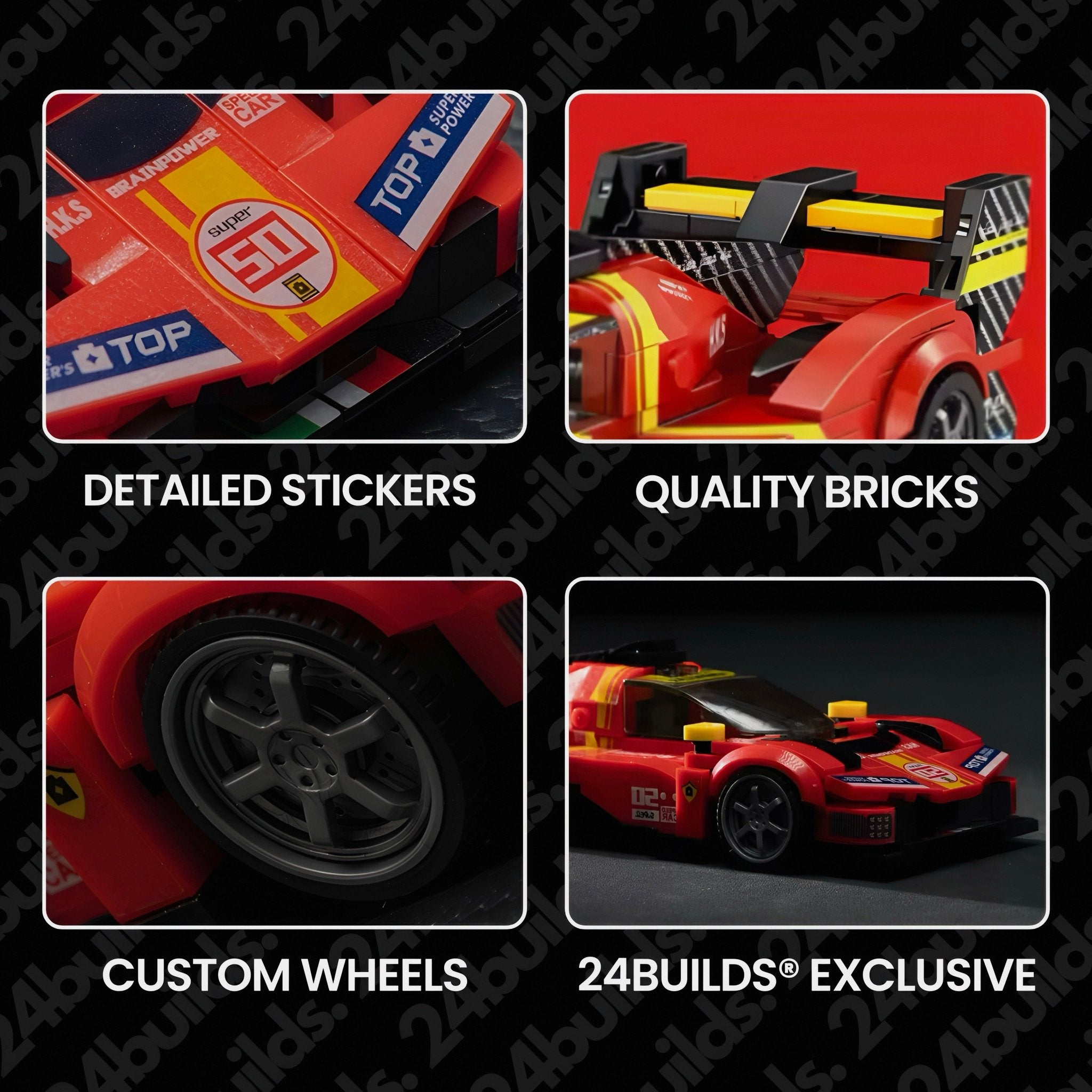 499P Le Mans Hypercar | 312pcs - BRICKS LAB