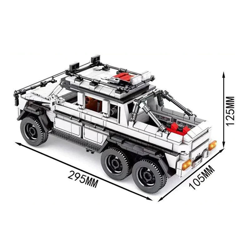 6x6 German Off Roader | 858pcs - BRICKS LAB