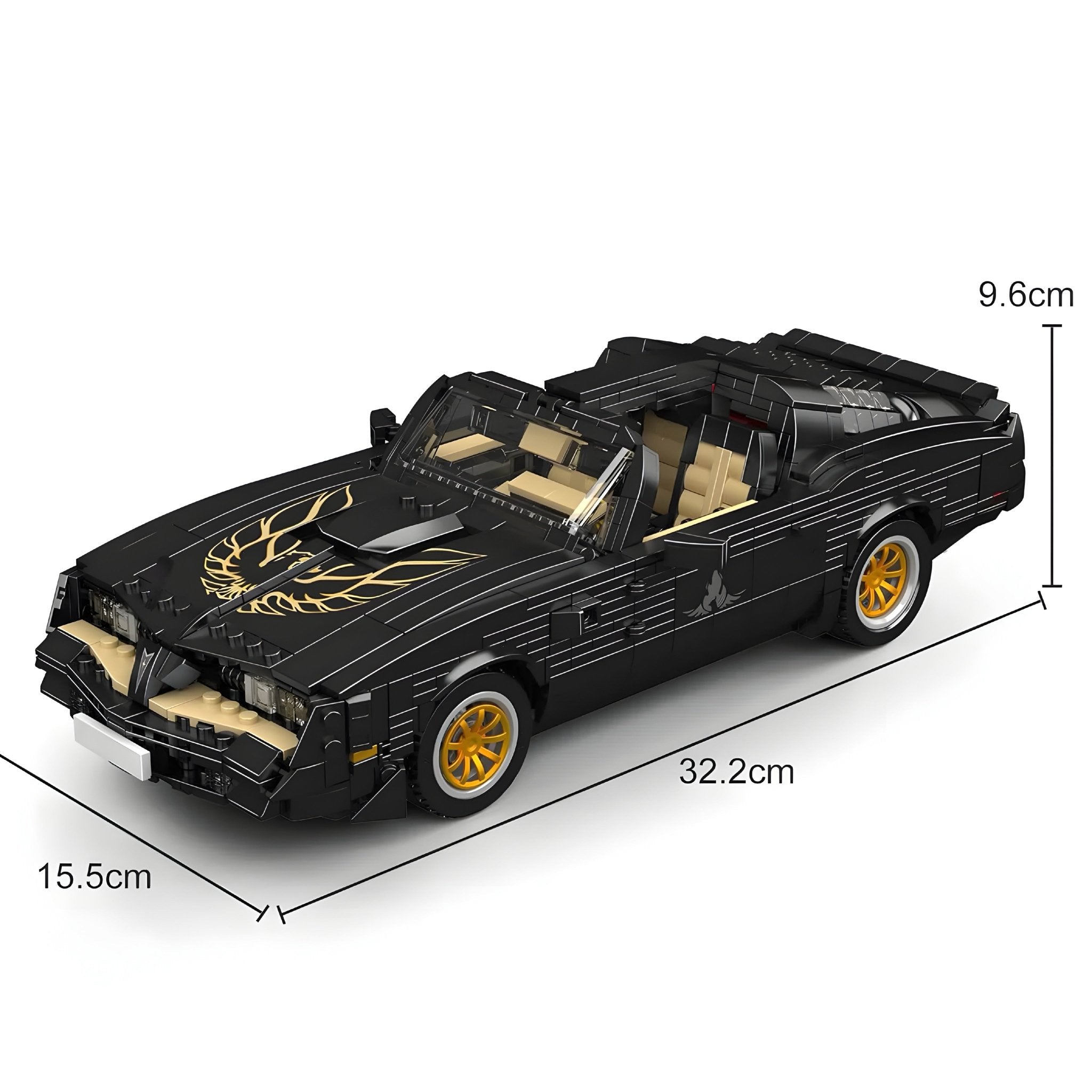 70s Convertible American Muscle | 11556pcs - BRICKS LAB