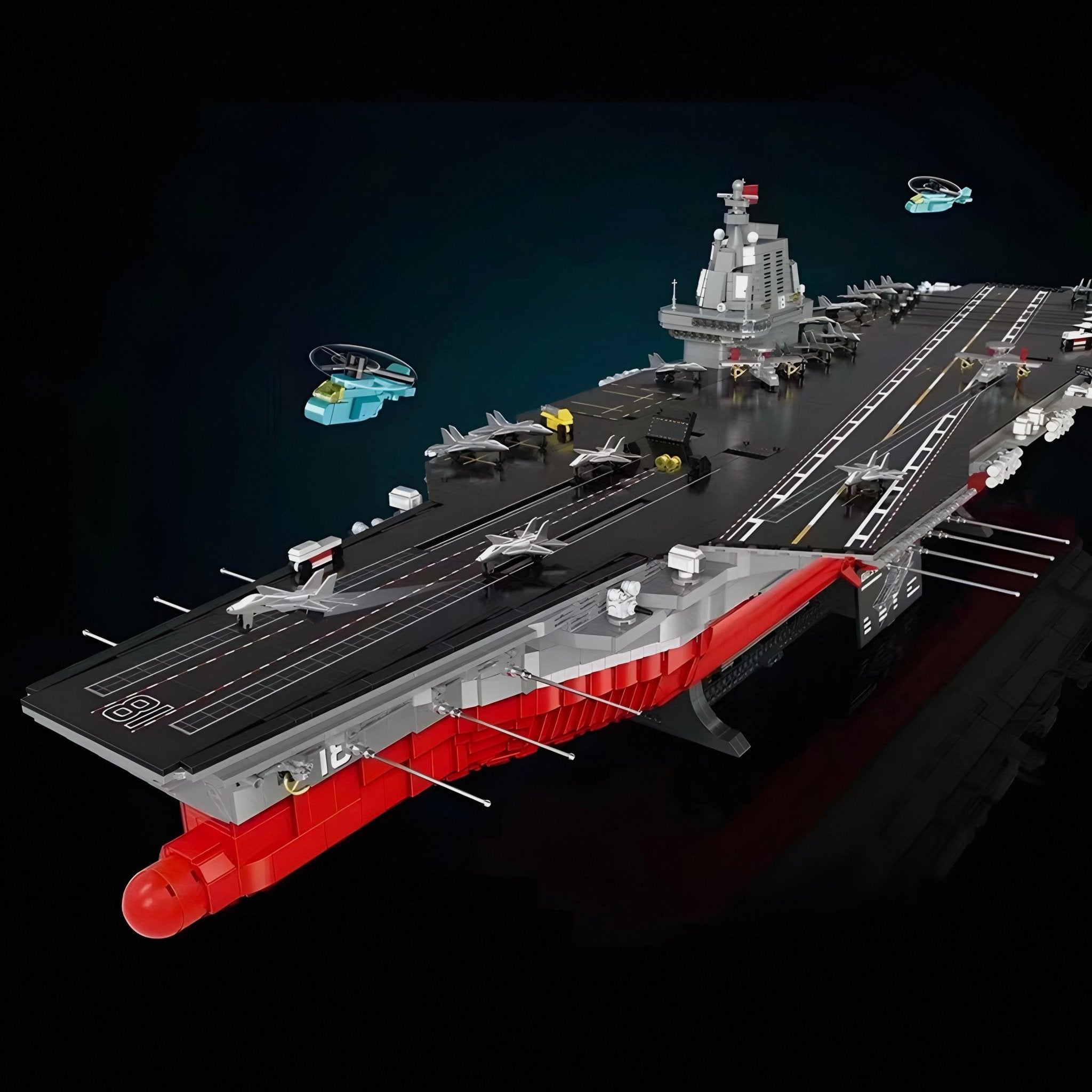 AIRCRAFT CARRIER 1:250 | 7018PCS - BRICKS LAB