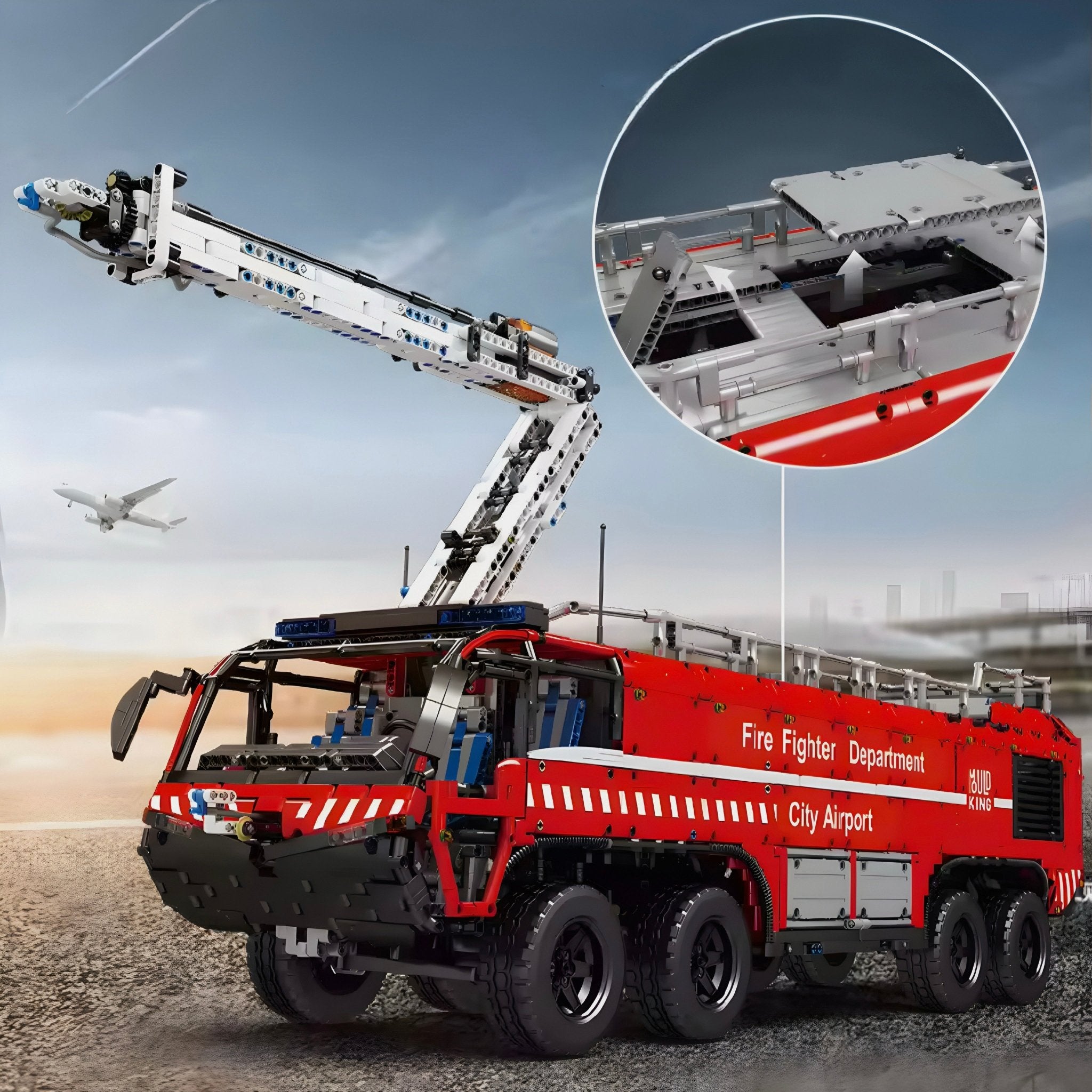 AIRPORT FIRETRUCK | 6654PCS - BRICKS LAB