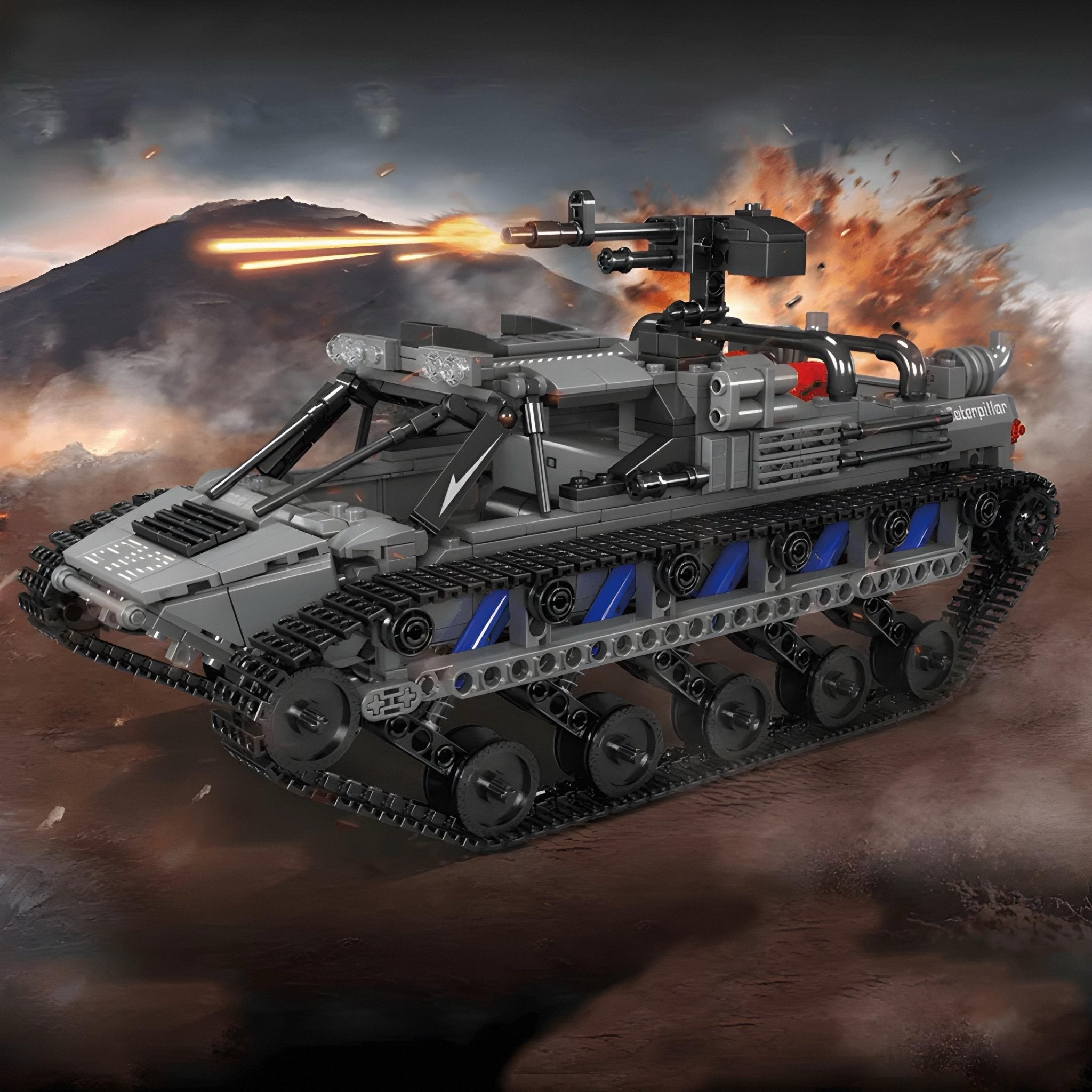 ALL TERRAIN MILITARY TANK EV2 | 1047PCS - BRICKS LAB