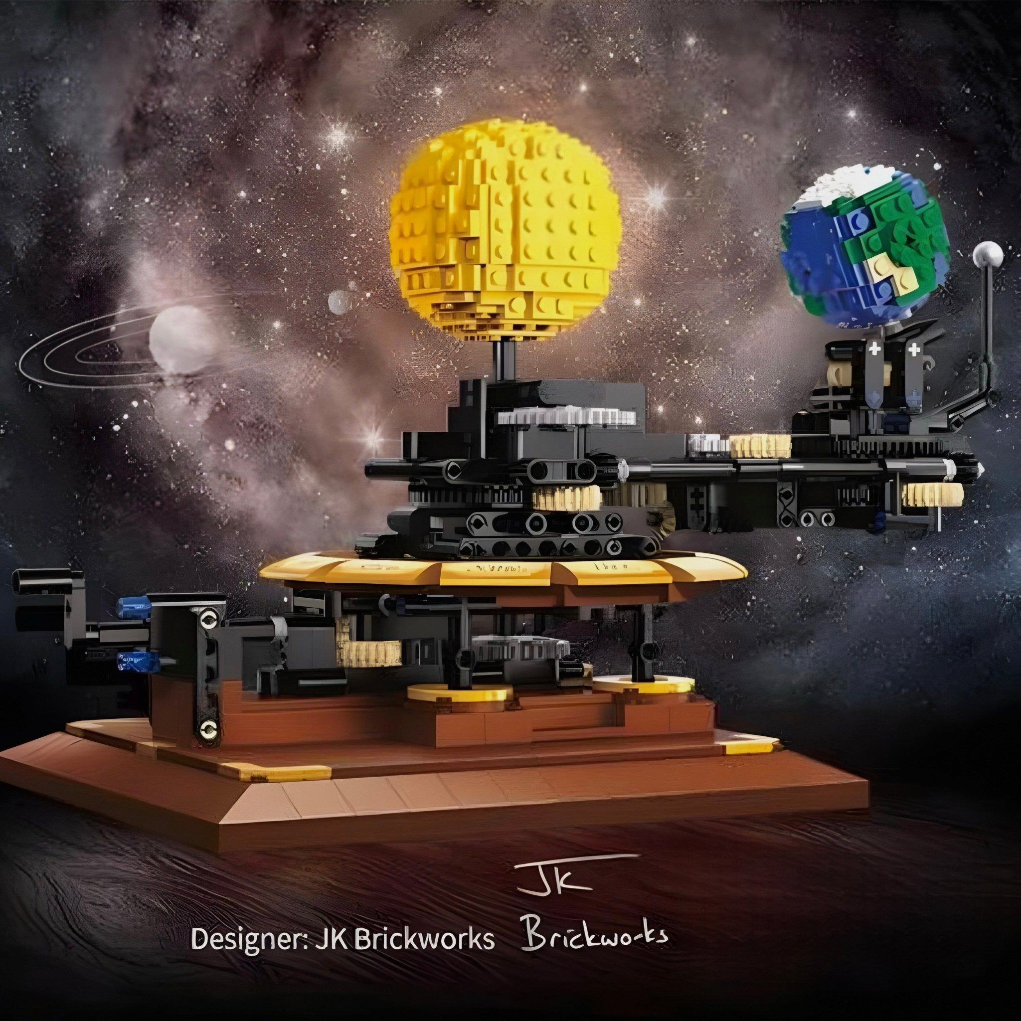 ASTROPHYSICS KINETIC SCULPTURE | 864PCS - BRICKS LAB