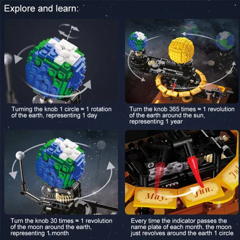 ASTROPHYSICS KINETIC SCULPTURE | 864PCS - BRICKS LAB
