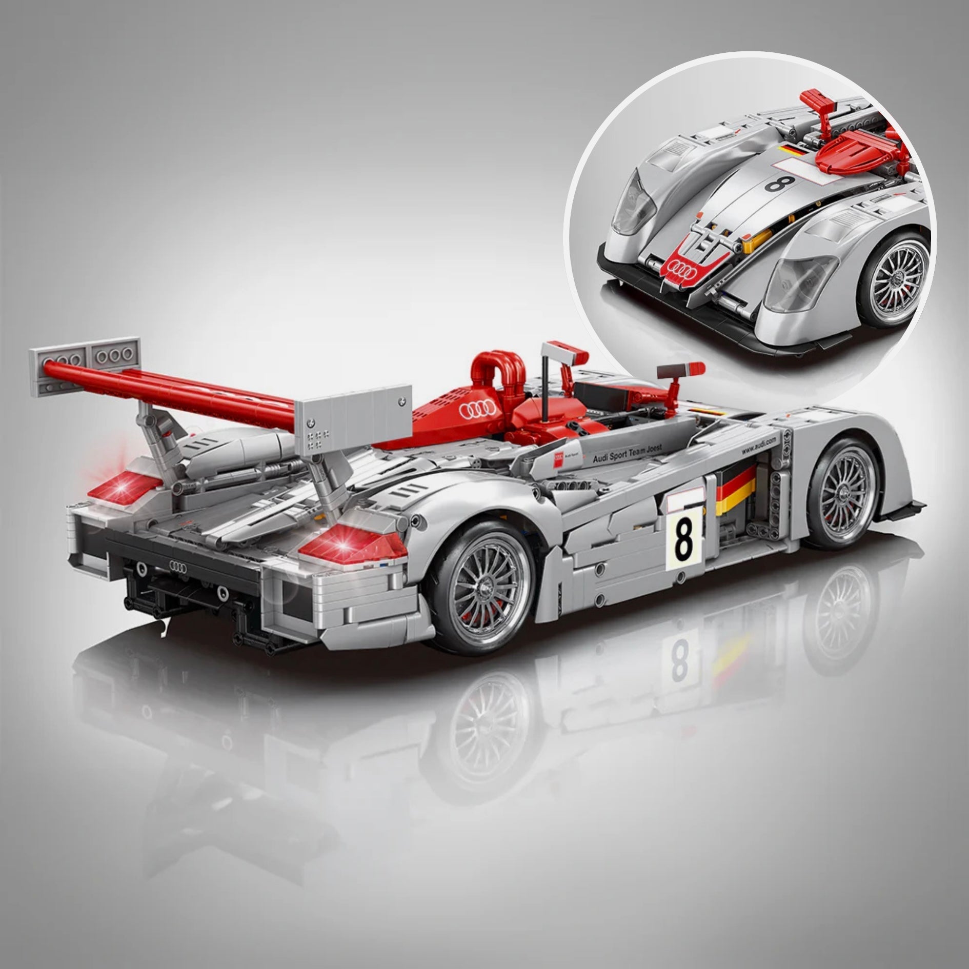 Audi R8 LMP 2000 | 2426pcs - BRICKS LAB