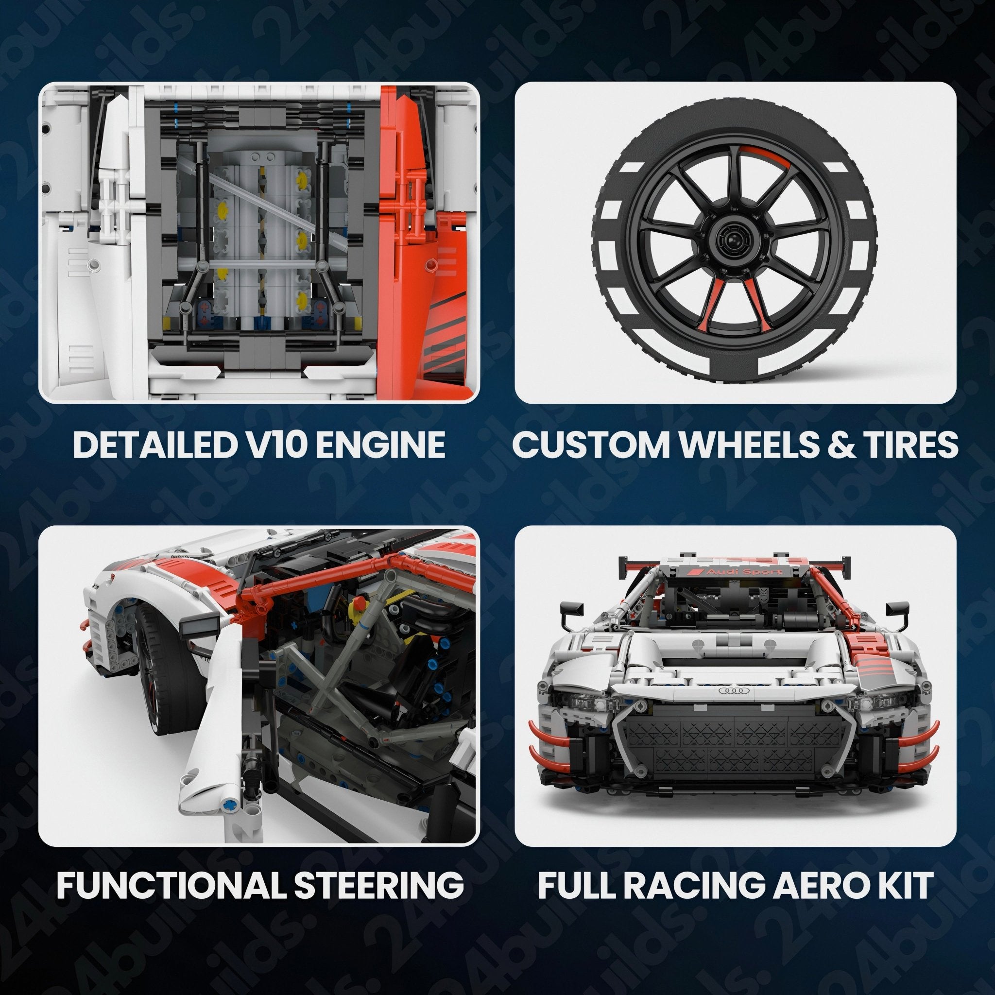 Audi R8 LMS GT3 | 3302pcs - BRICKS LAB