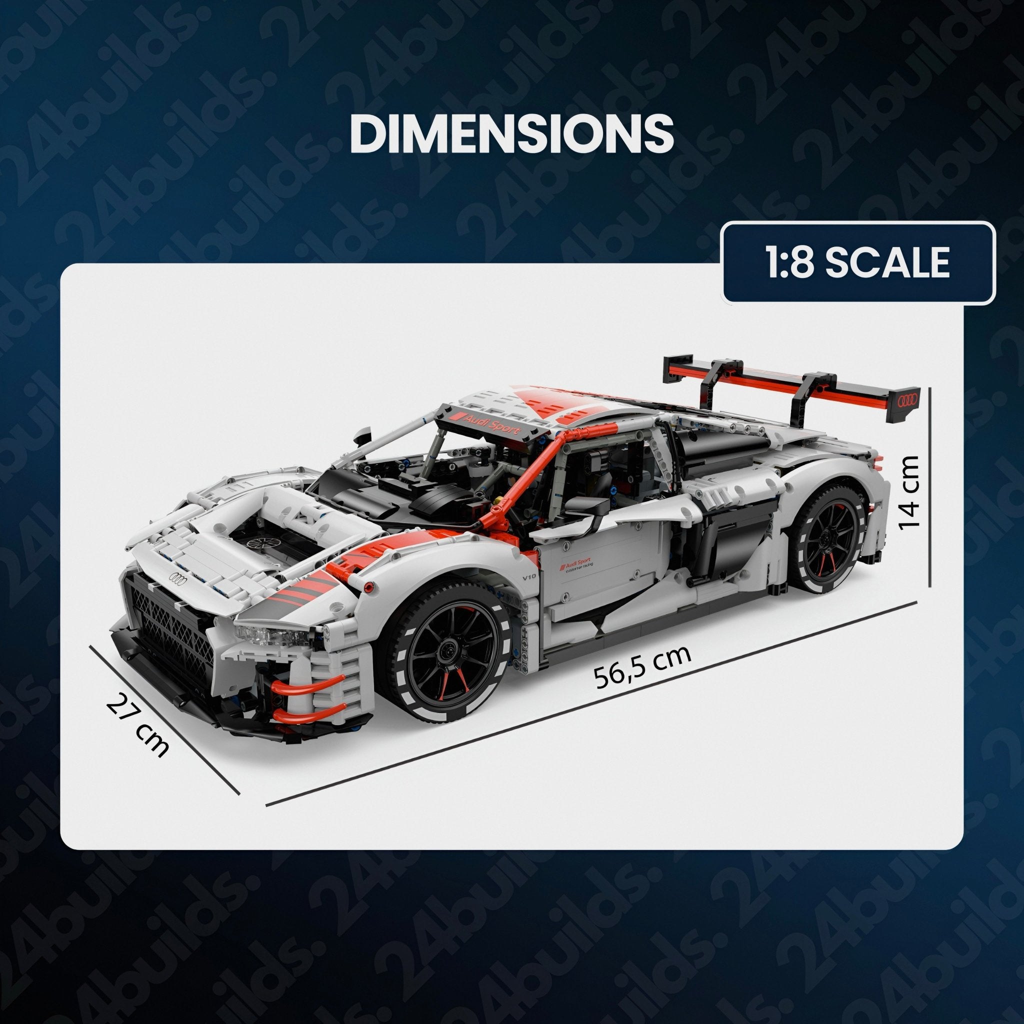 Audi R8 LMS GT3 | 3302pcs - BRICKS LAB