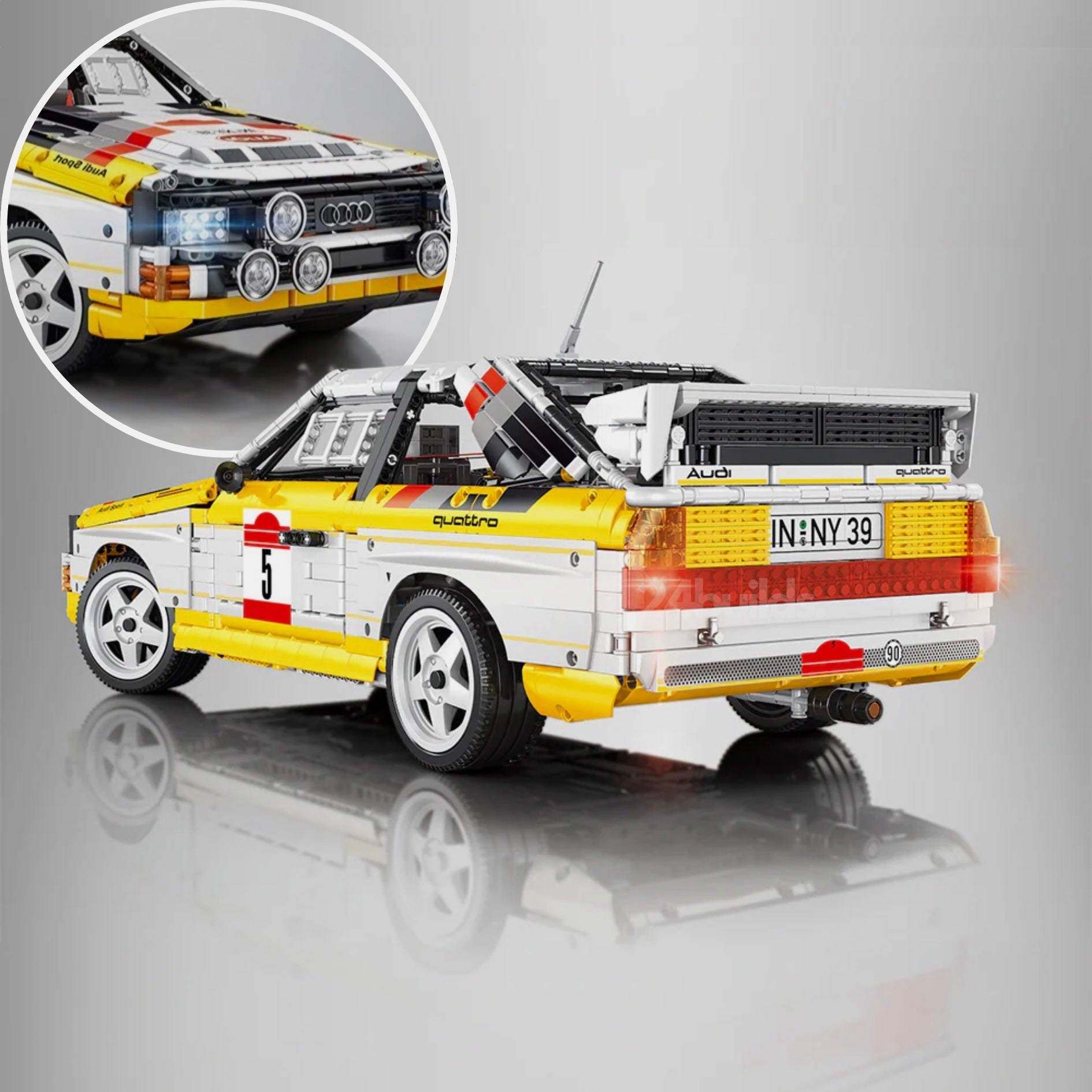 Audi Rally Quattro Group B 1984 | 3886pcs - BRICKS LAB