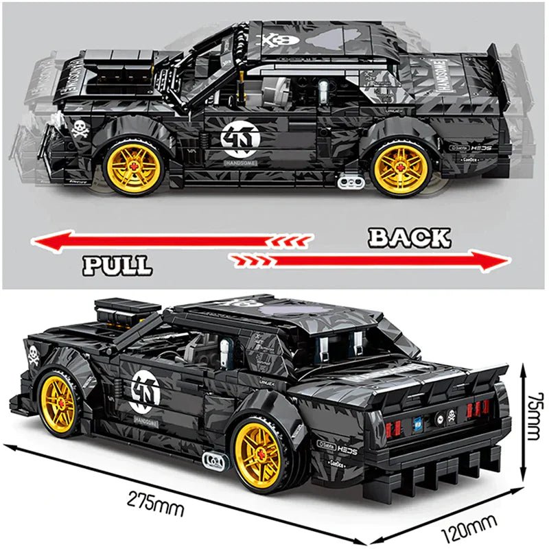 Baby 1,400bhp Drifter | 828pcs - BRICKS LAB