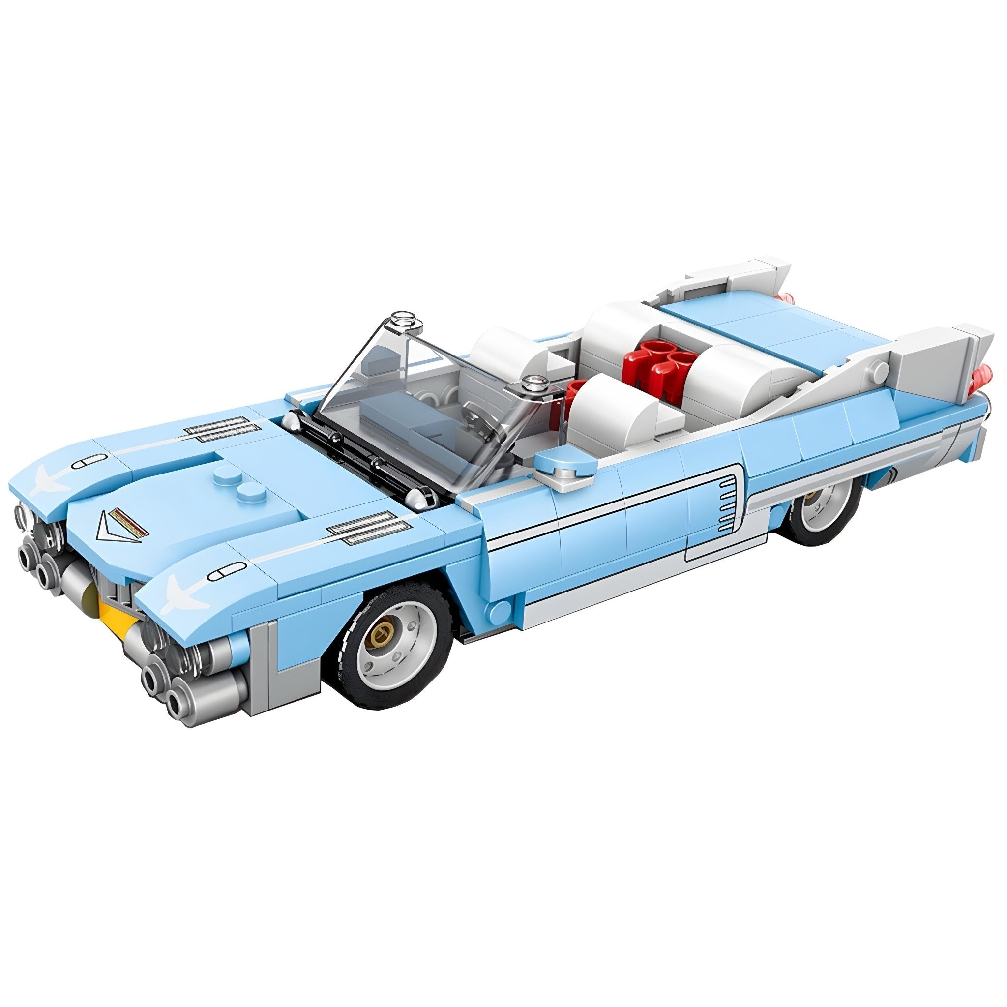 Baby Blue 1957 Coupe | 309pcs - BRICKS LAB
