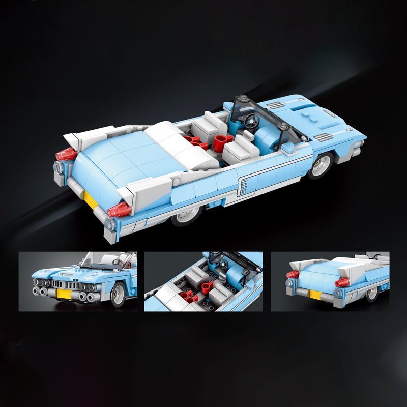 Baby Blue 1957 Coupe | 309pcs - BRICKS LAB