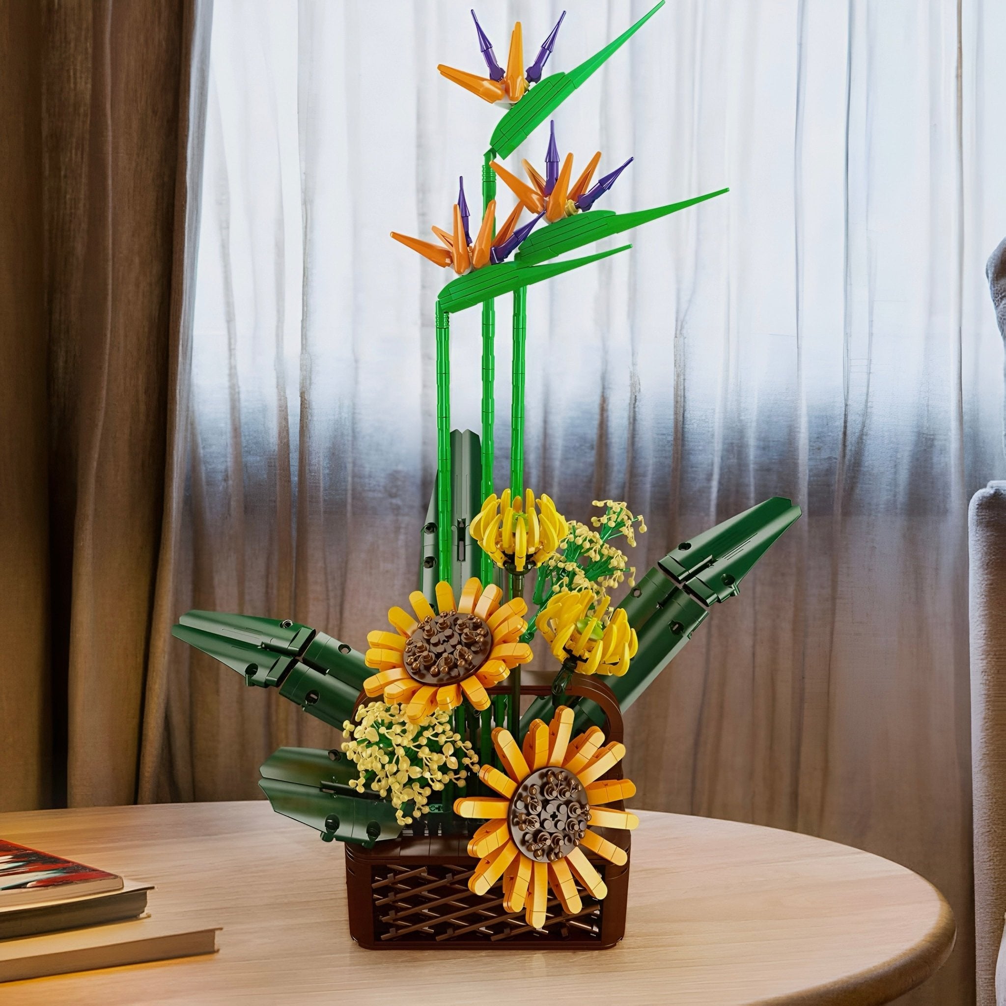 BIRD OF PARADISE & SUNFLOWERS | 1612PCS - BRICKS LAB