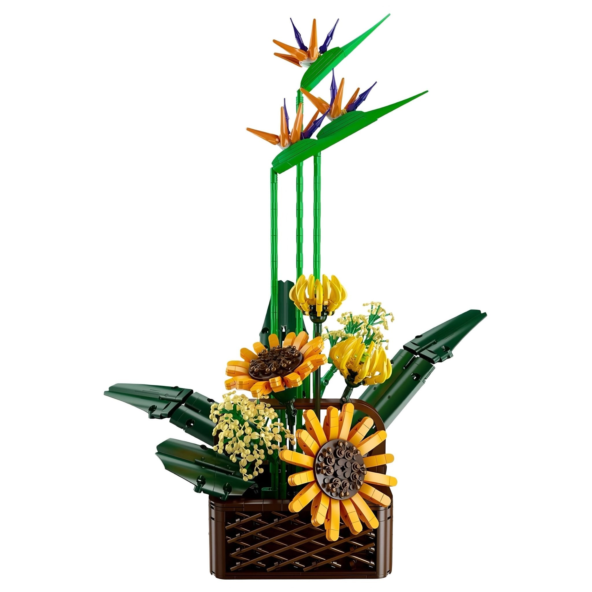 BIRD OF PARADISE & SUNFLOWERS | 1612PCS - BRICKS LAB