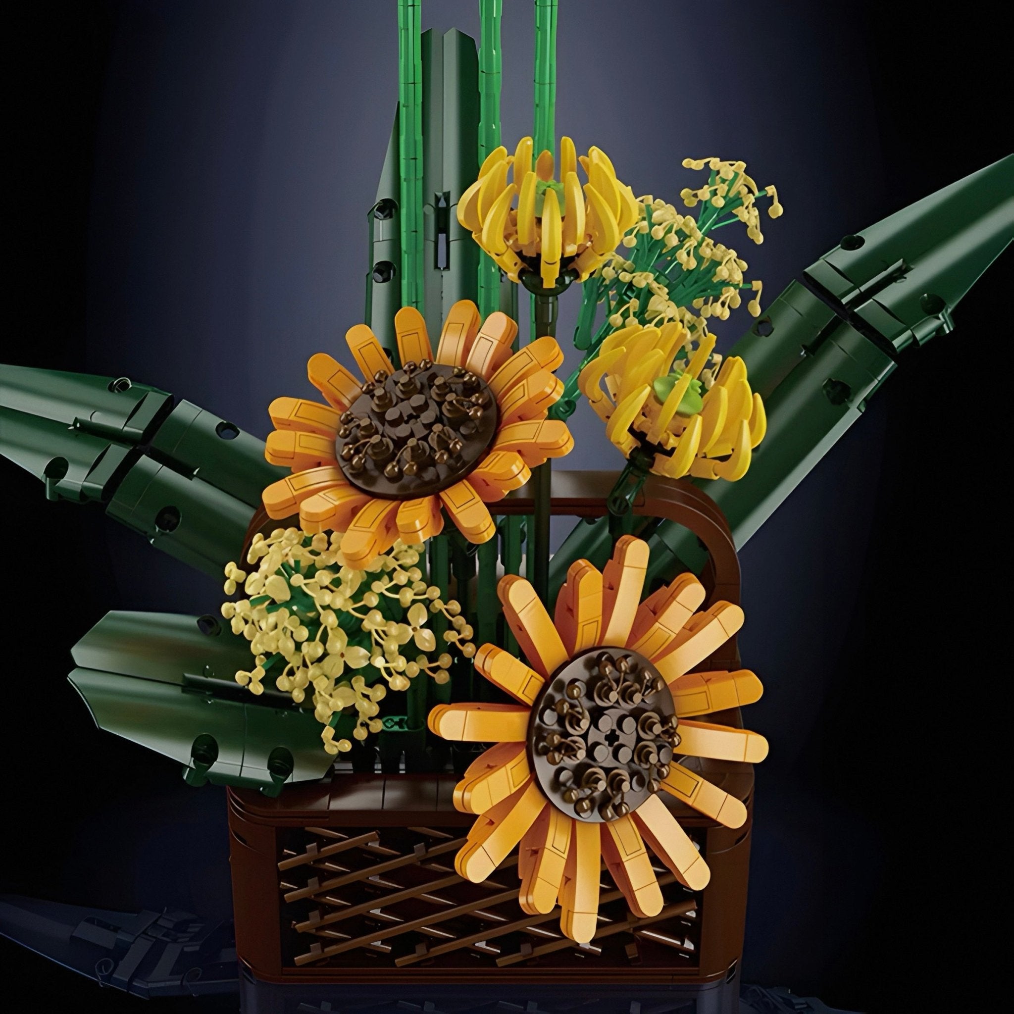 BIRD OF PARADISE & SUNFLOWERS | 1612PCS - BRICKS LAB