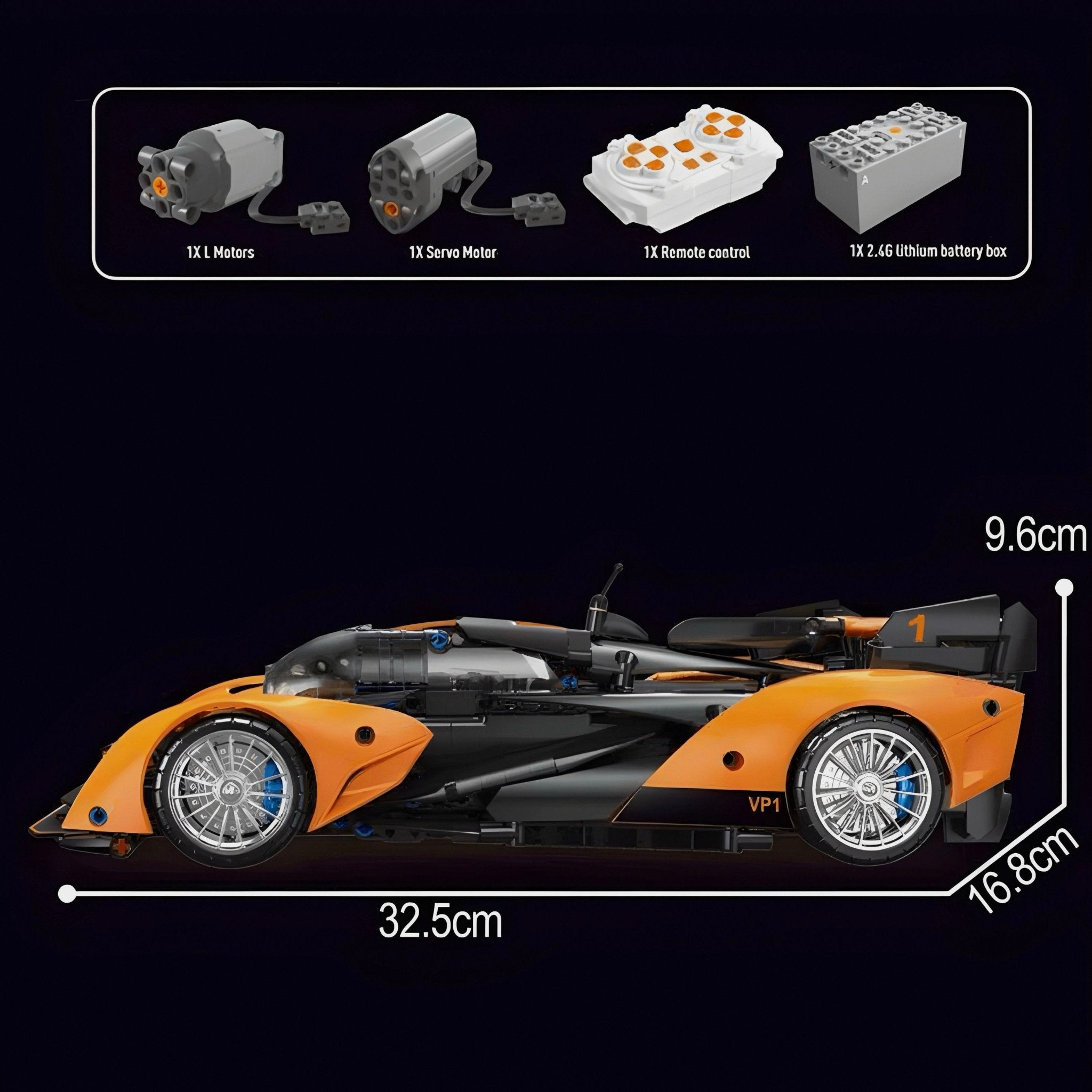 British GT Hypercar | 818pcs - BRICKS LAB