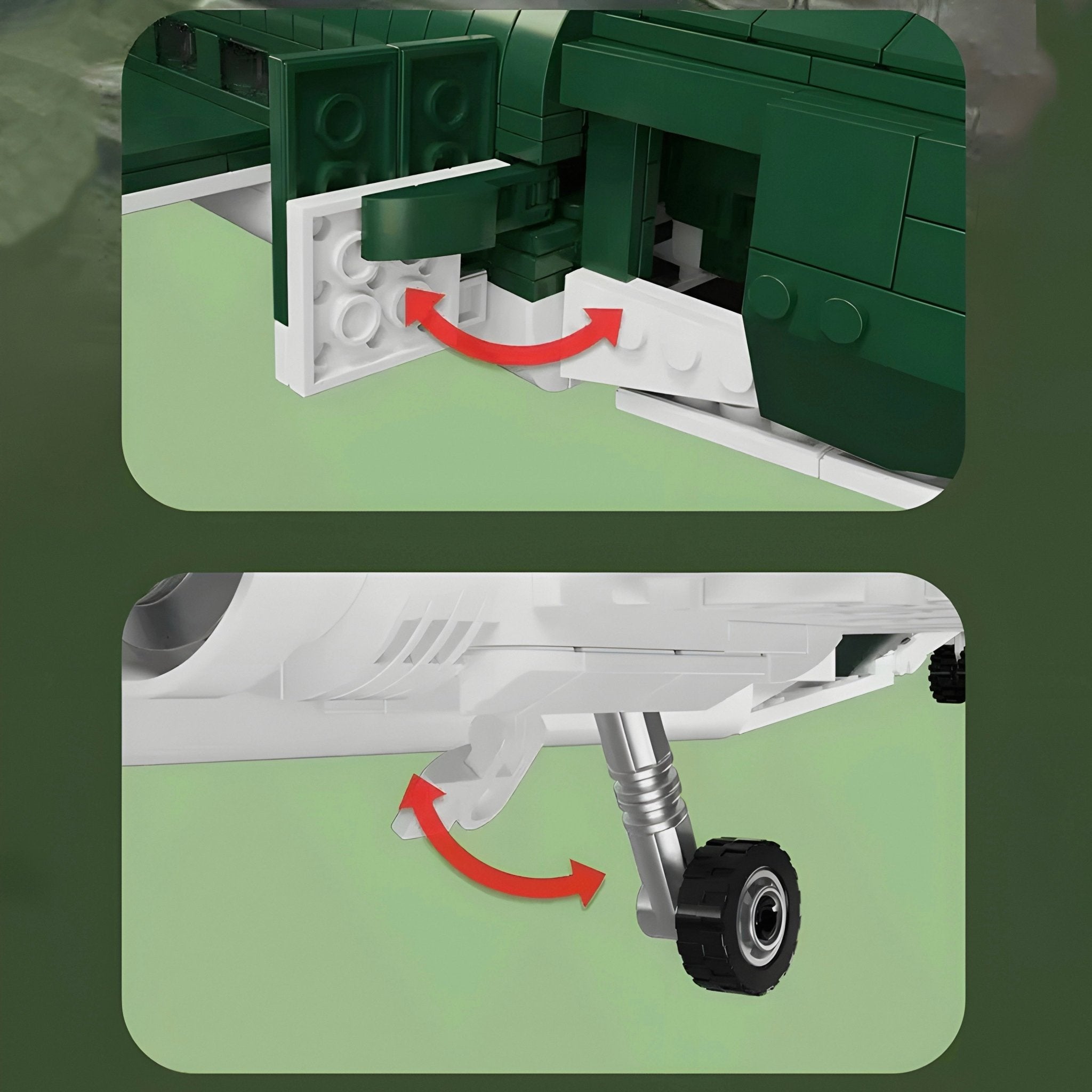 C47 TRANSPORT AIRCRAFT | 866PCS - BRICKS LAB