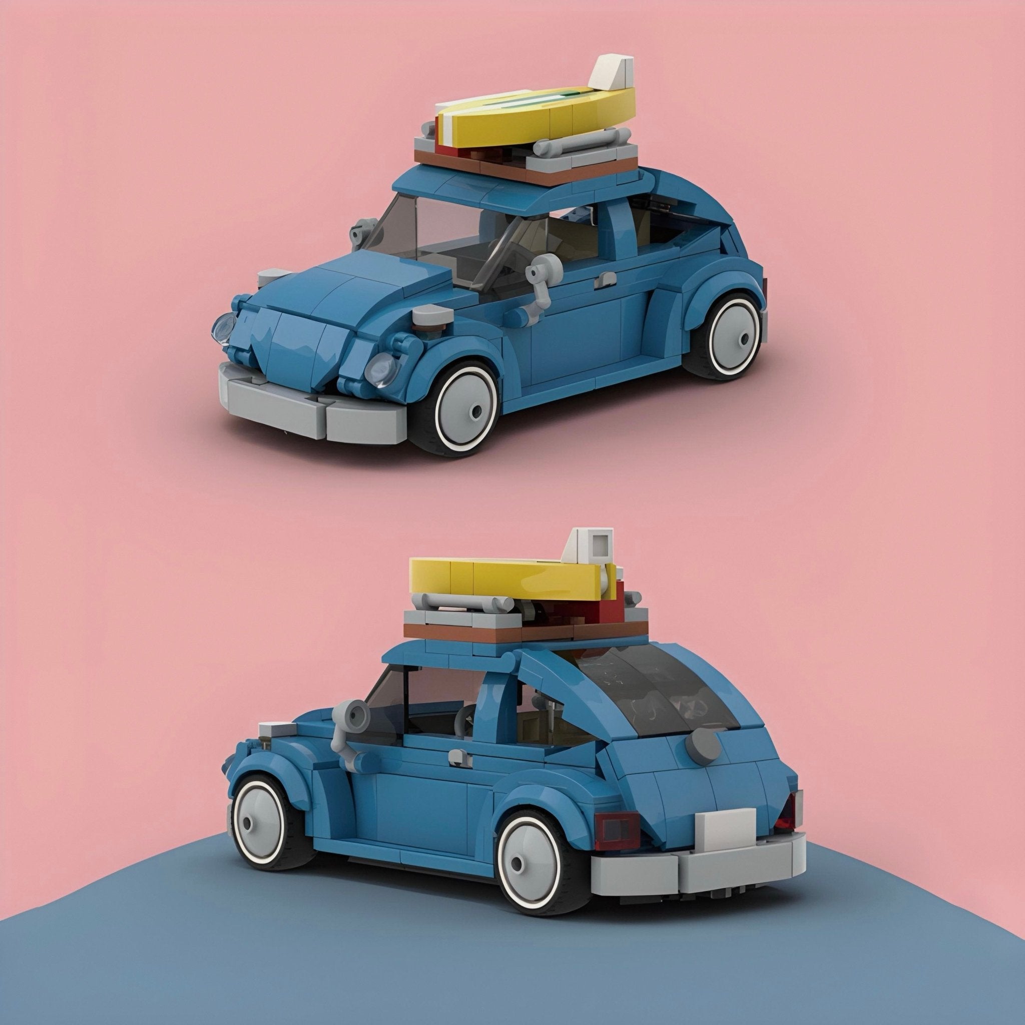 Camperized Beetle | 348pcs - BRICKS LAB