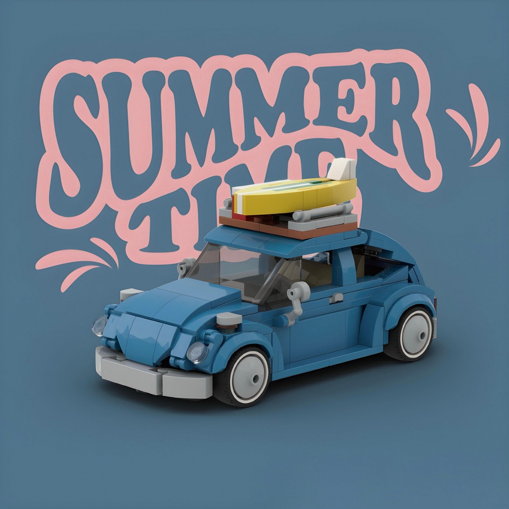 Camperized Beetle | 348pcs - BRICKS LAB