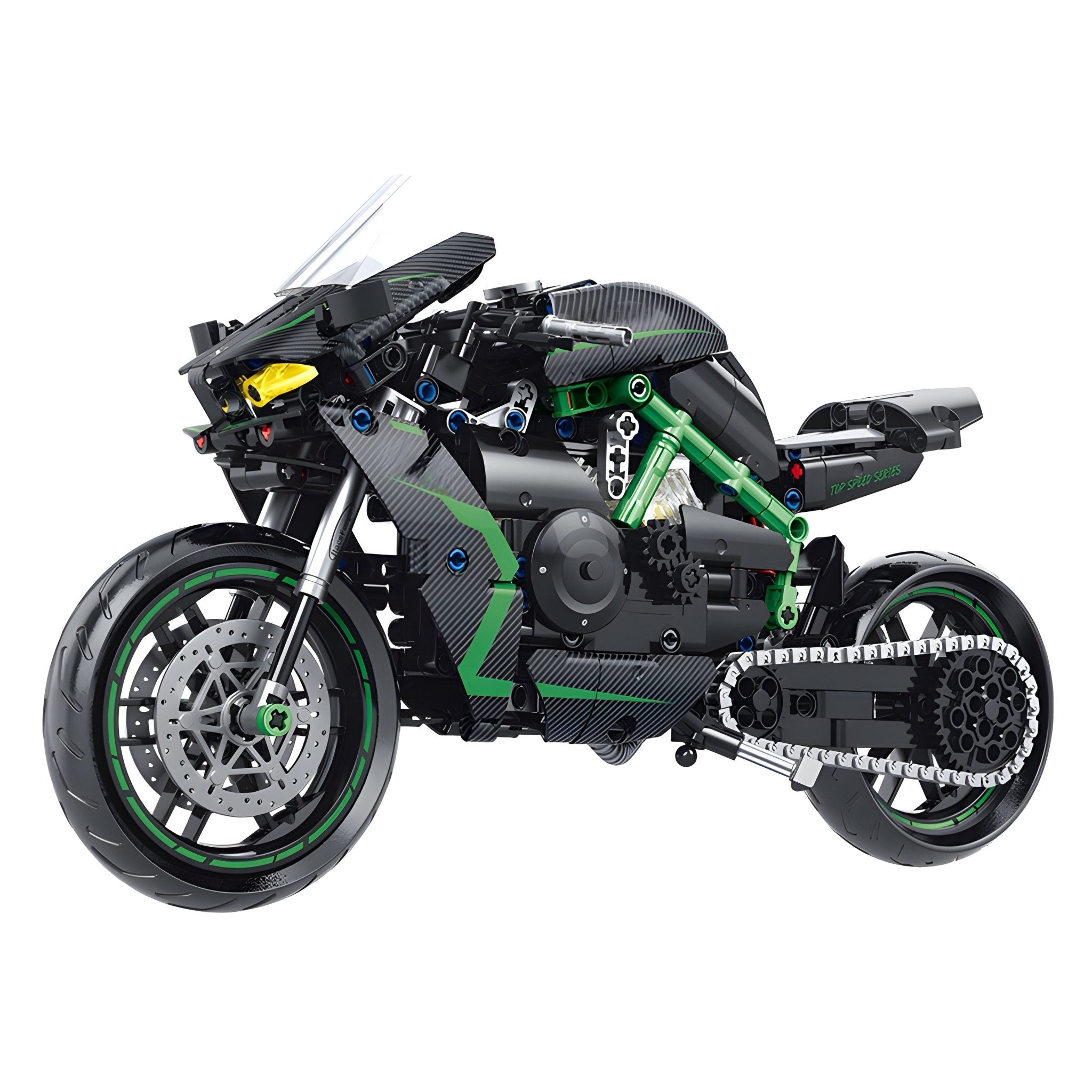 CARBON FIBER JAPANESE MOTORBIKE | 512PCS - BRICKS LAB