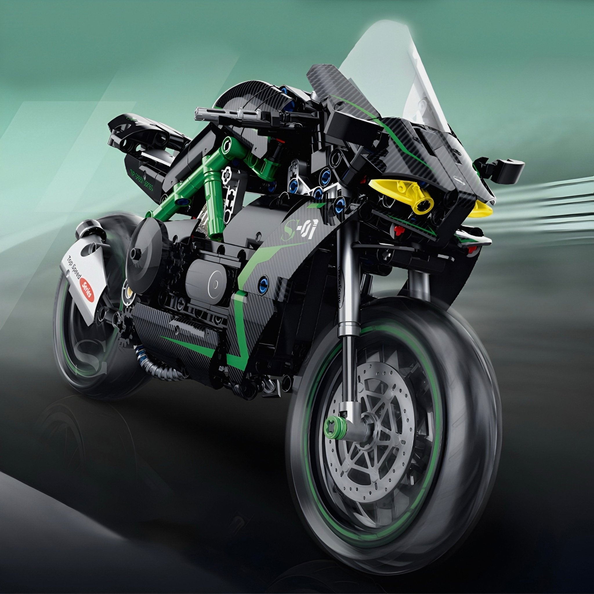 CARBON FIBER JAPANESE MOTORBIKE | 512PCS - BRICKS LAB