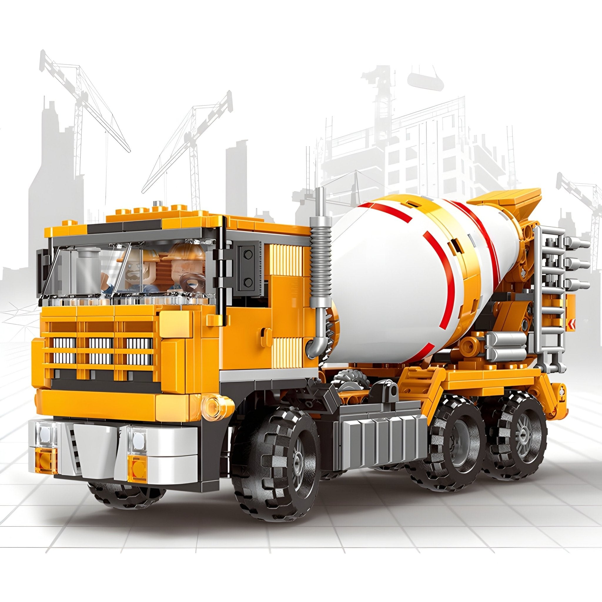 CEMENT MIXER TRUCK | 656PCS - BRICKS LAB