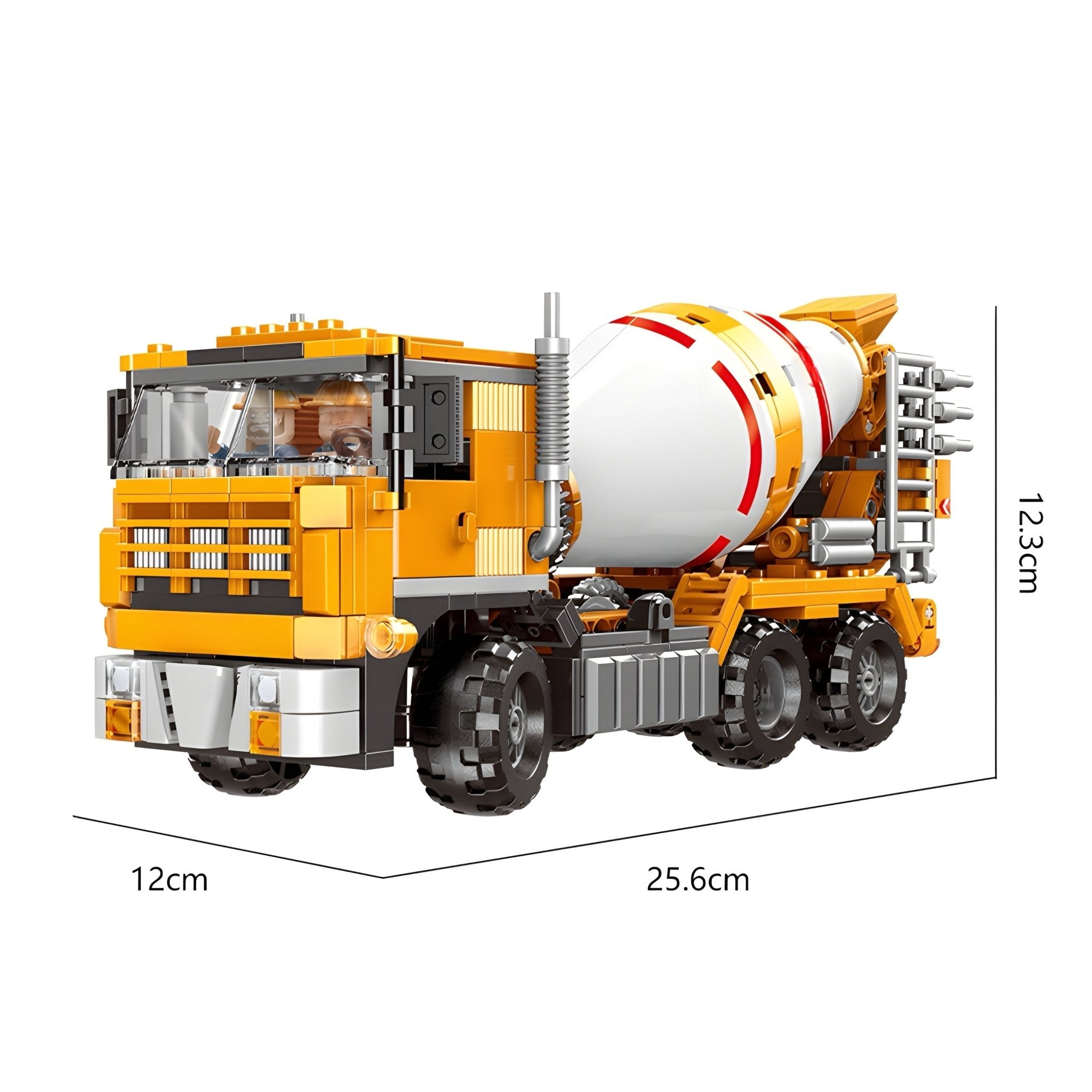 CEMENT MIXER TRUCK | 656PCS - BRICKS LAB