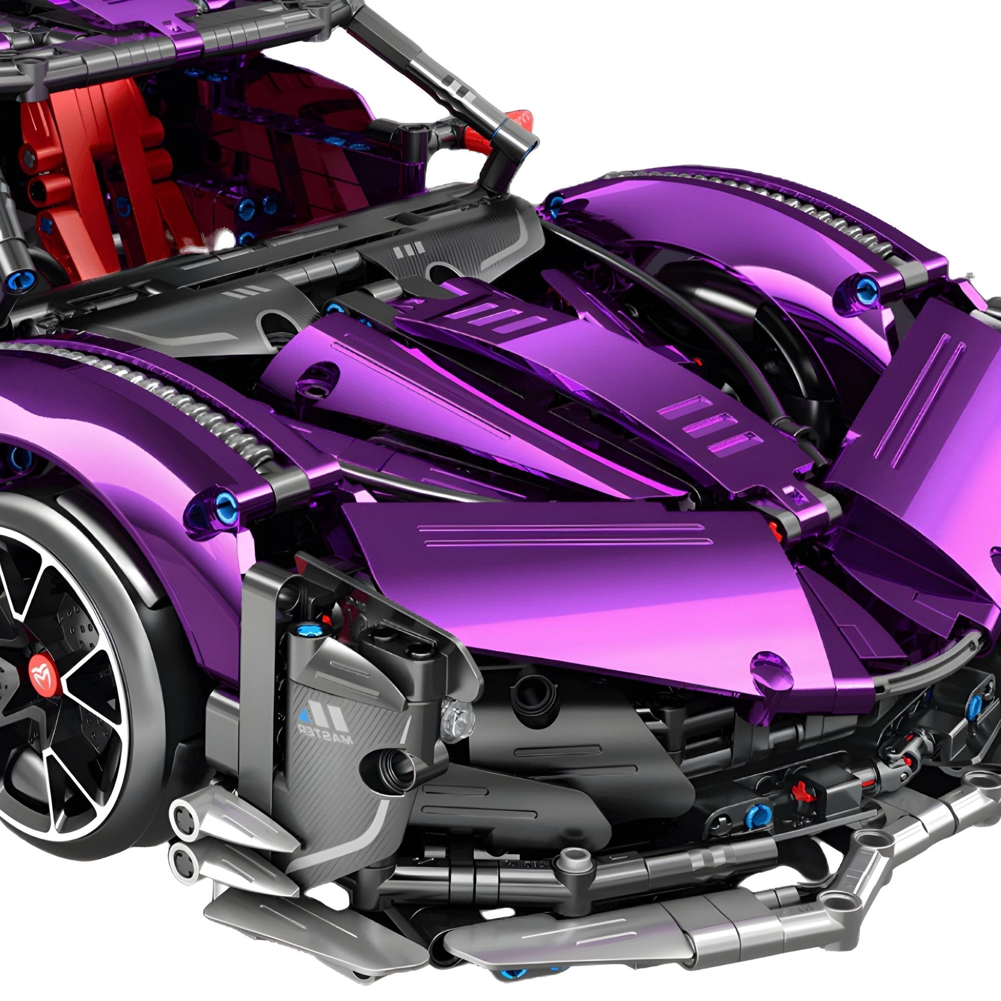 Chrome Edition Drifting Hypercar | 2444pcs - BRICKS LAB
