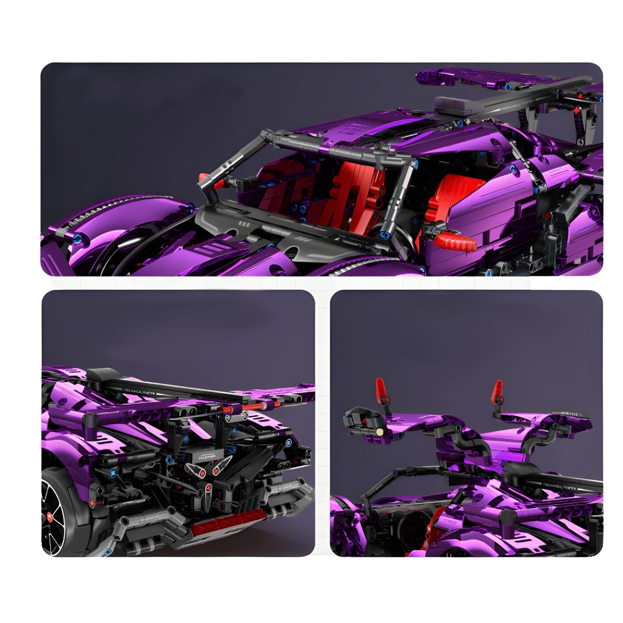 Chrome Edition Drifting Hypercar | 2444pcs - BRICKS LAB