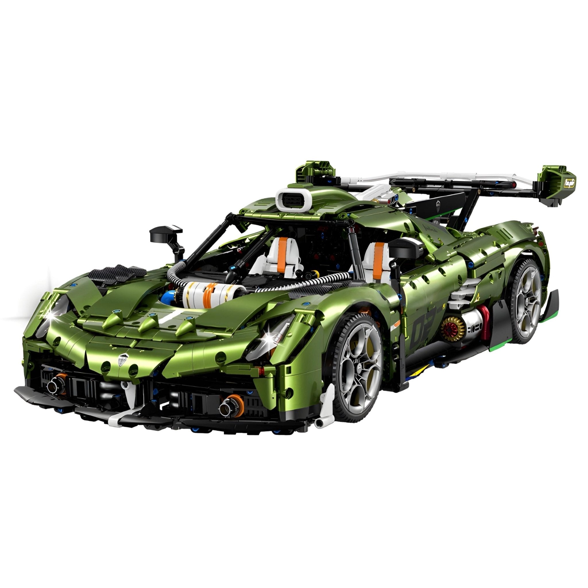 Chrome Edition Swedish Hypercar | 3840pcs - BRICKS LAB