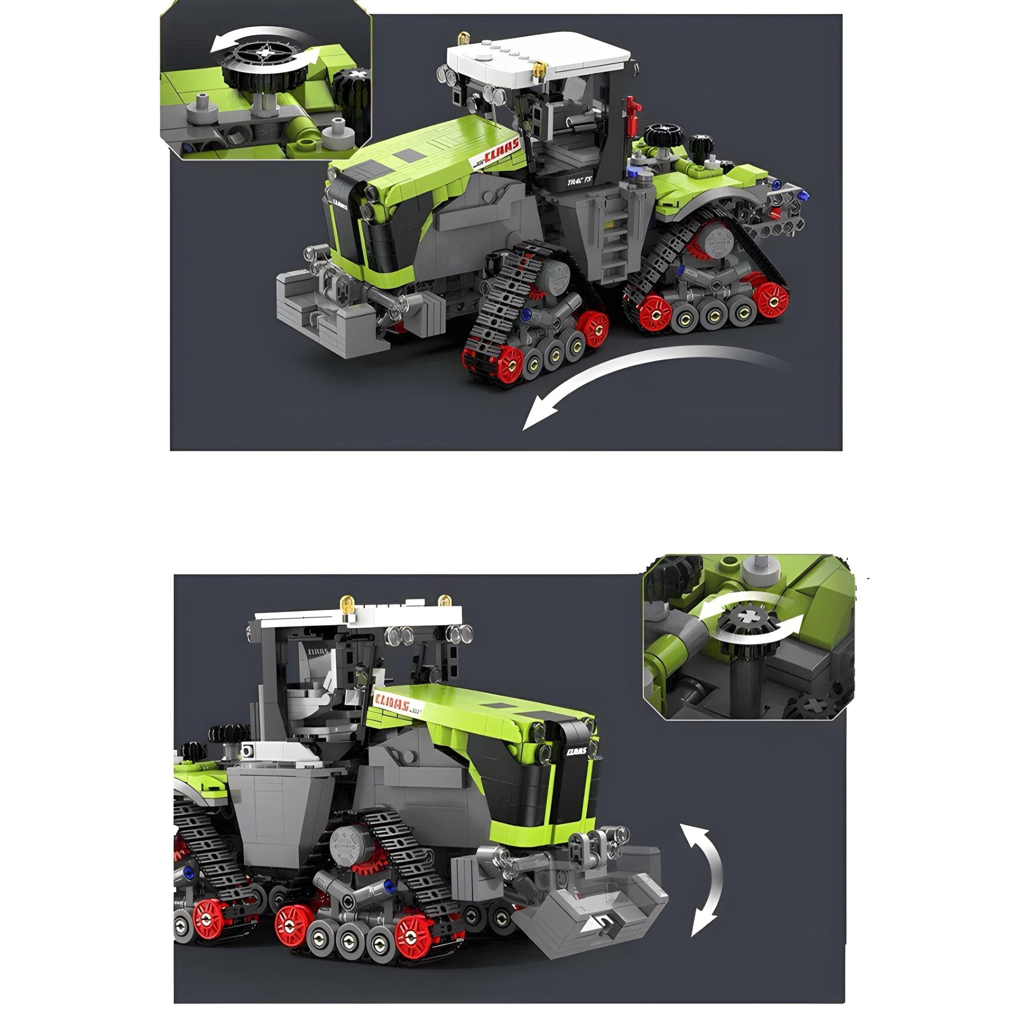 CLAAS XERION 5000 TRAC TS | 1336PCS - BRICKS LAB