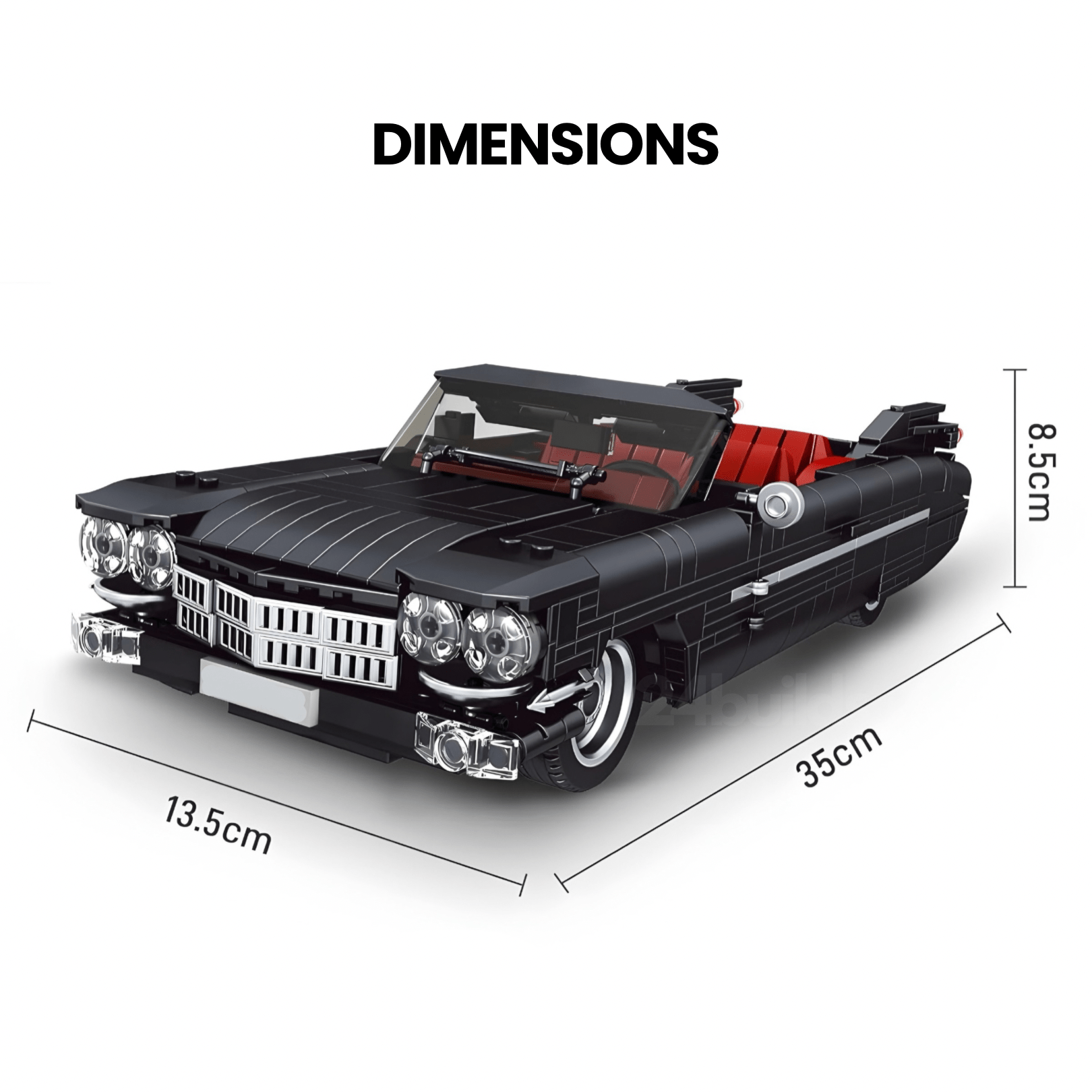 Classic American Droptop | 1246pcs - BRICKS LAB