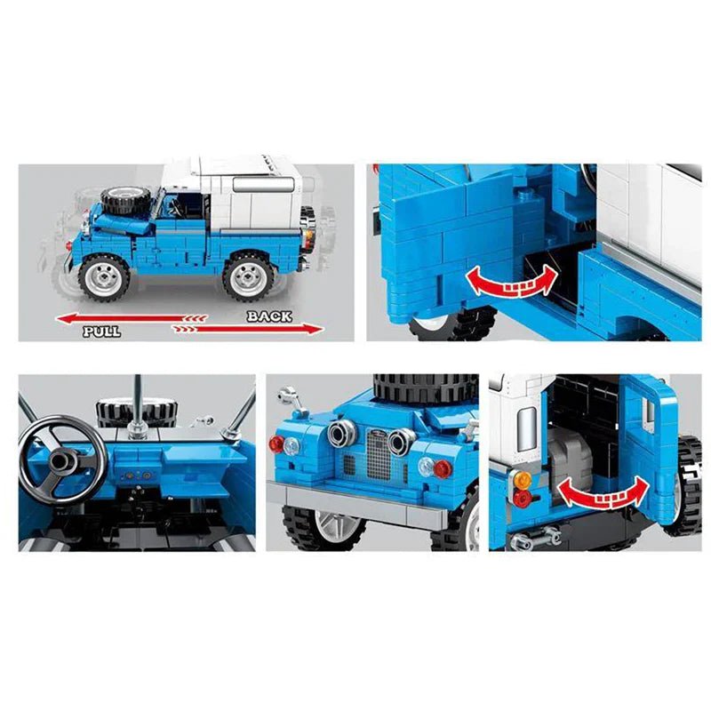 Classic British Off Roader | 730pcs - BRICKS LAB