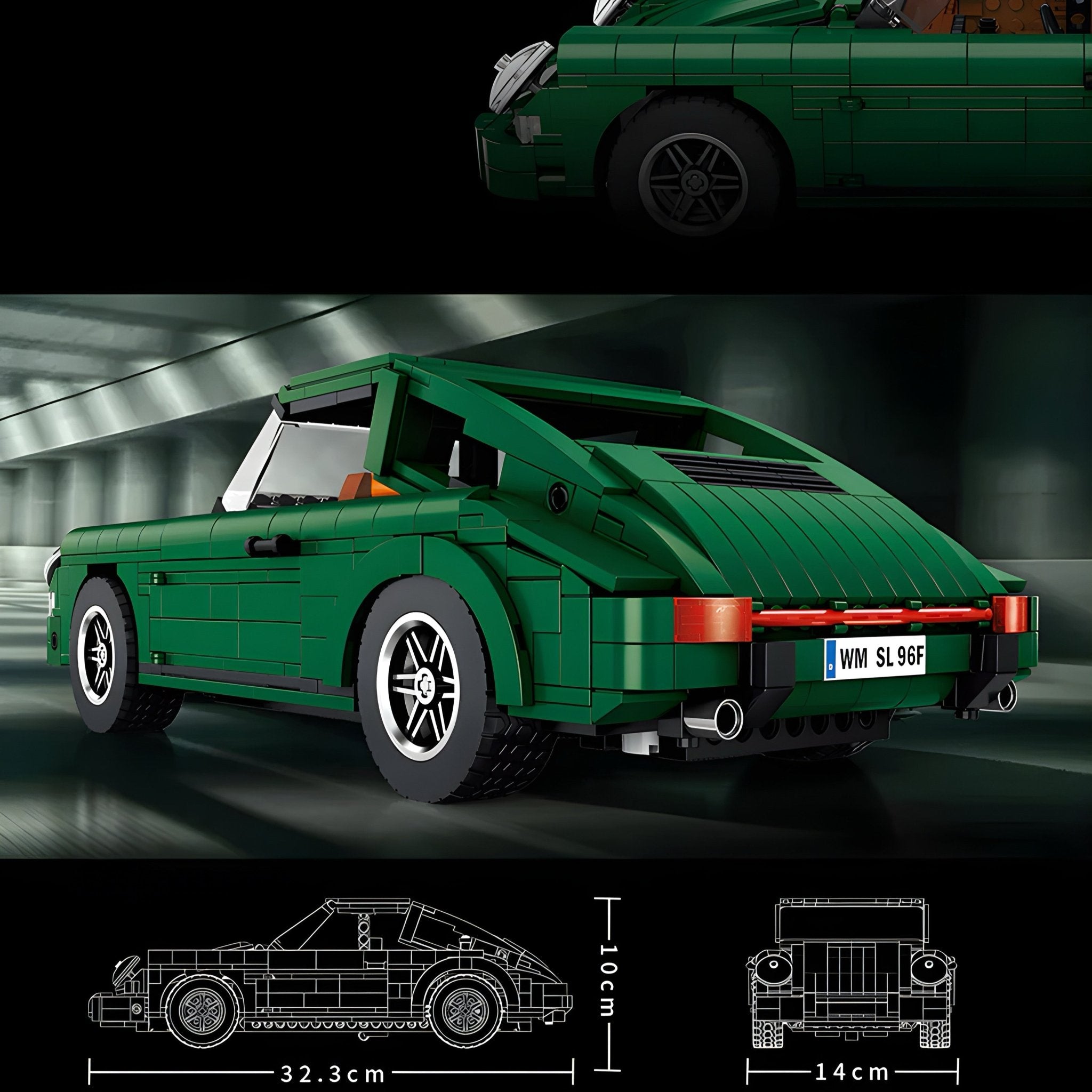 Classic German Coupe | 896pcs - BRICKS LAB