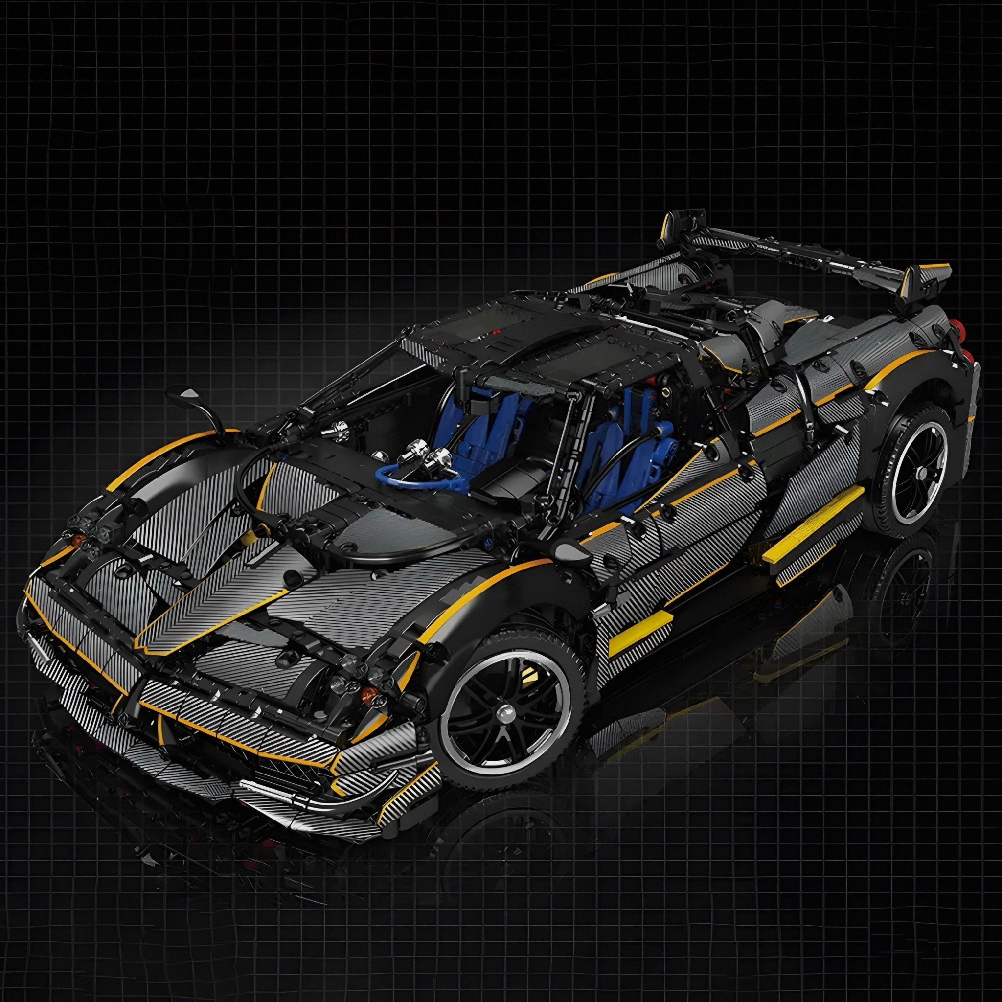Collector's Huayra Carbon Fiber Edition | 4802pcs - BRICKS LAB