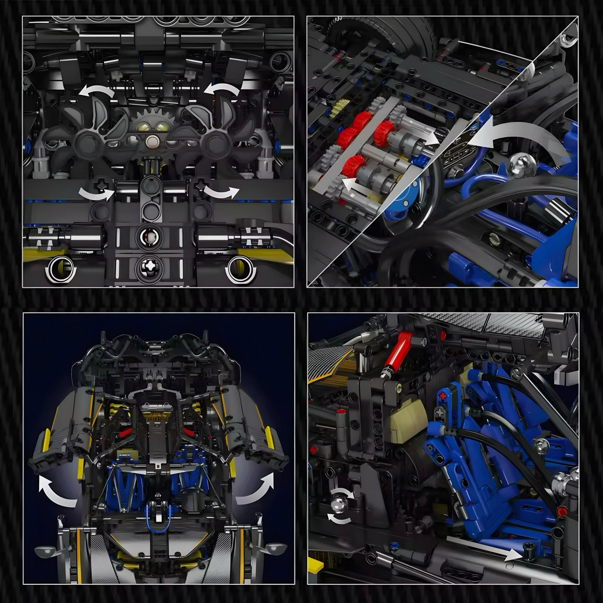 Collector's Huayra Carbon Fiber Edition | 4802pcs - BRICKS LAB