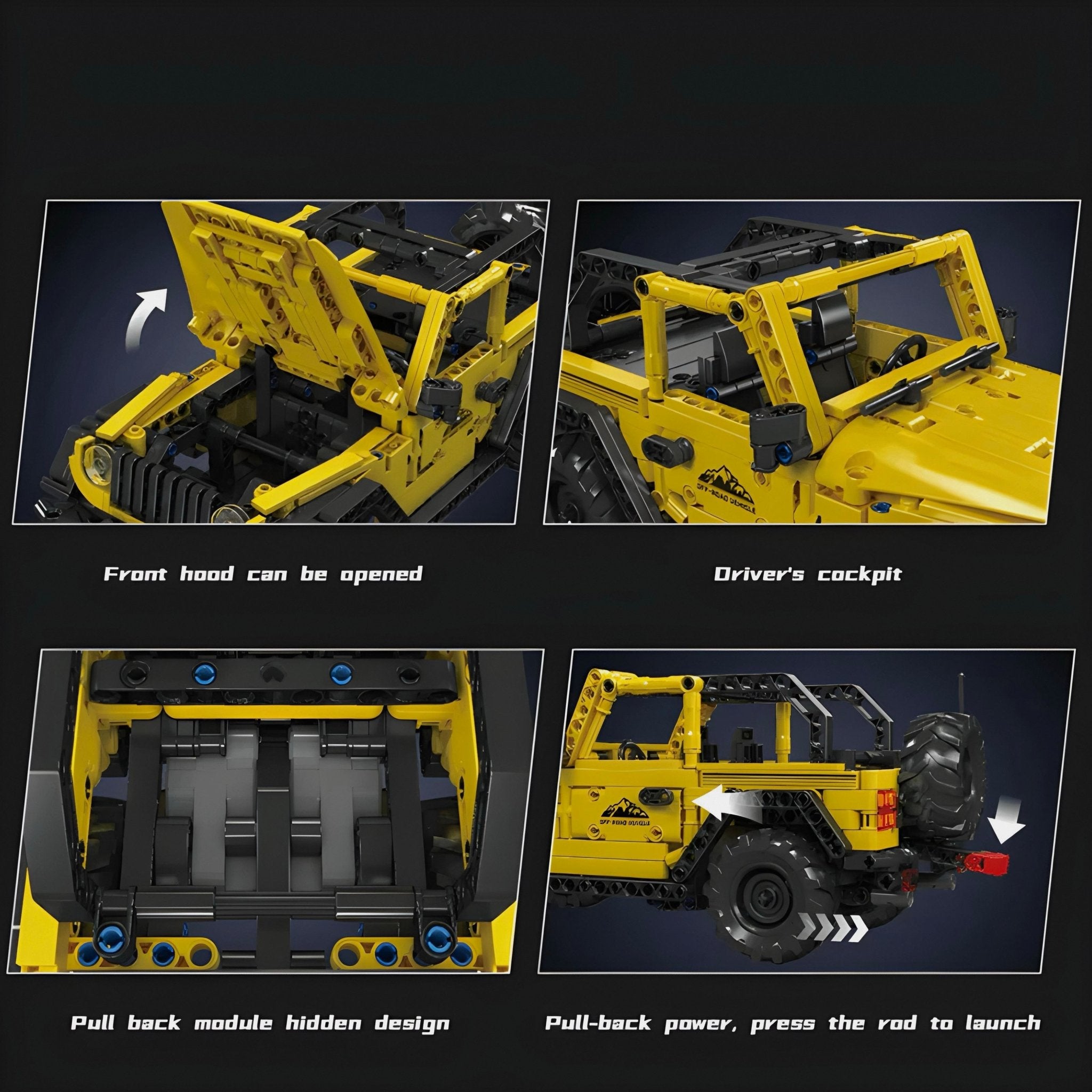 Convertible Off Roader | 745pcs - BRICKS LAB