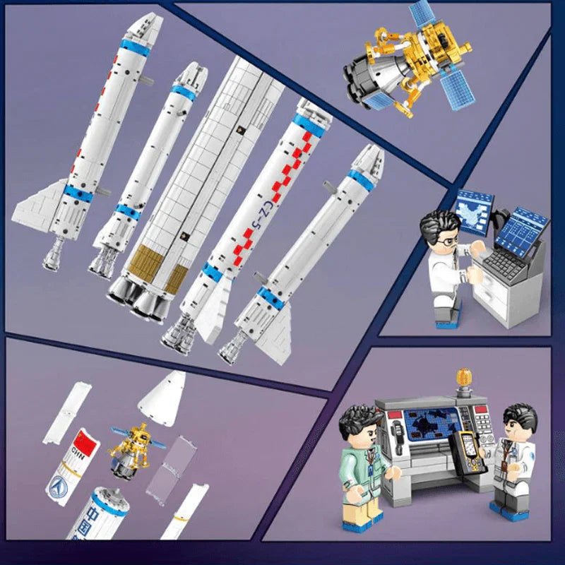 CRYOGENIC LIQUID LAUNCH VEHICLE | 1201PCS - BRICKS LAB