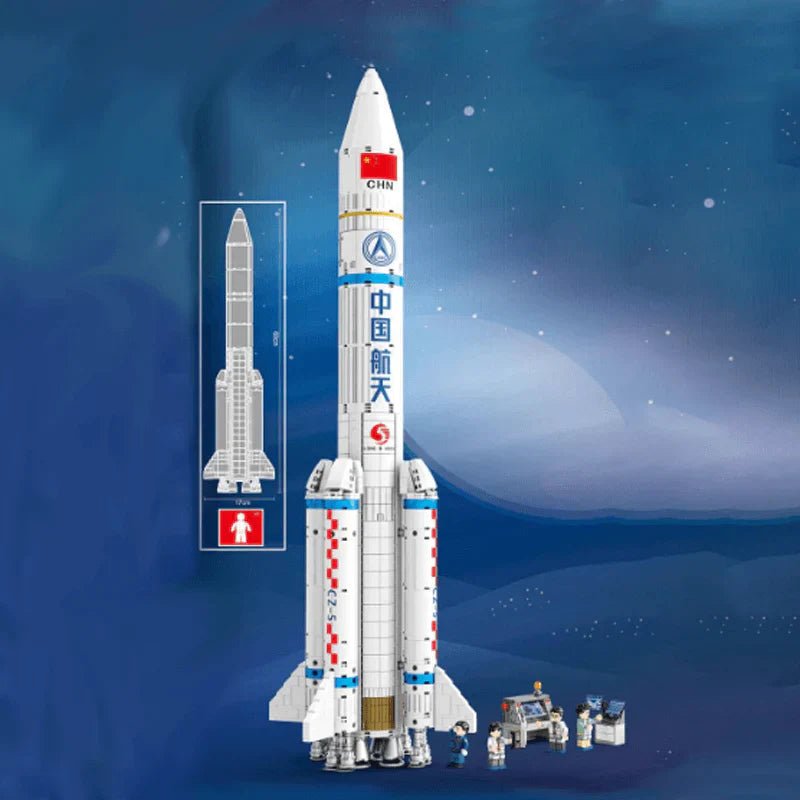 CRYOGENIC LIQUID LAUNCH VEHICLE | 1201PCS - BRICKS LAB