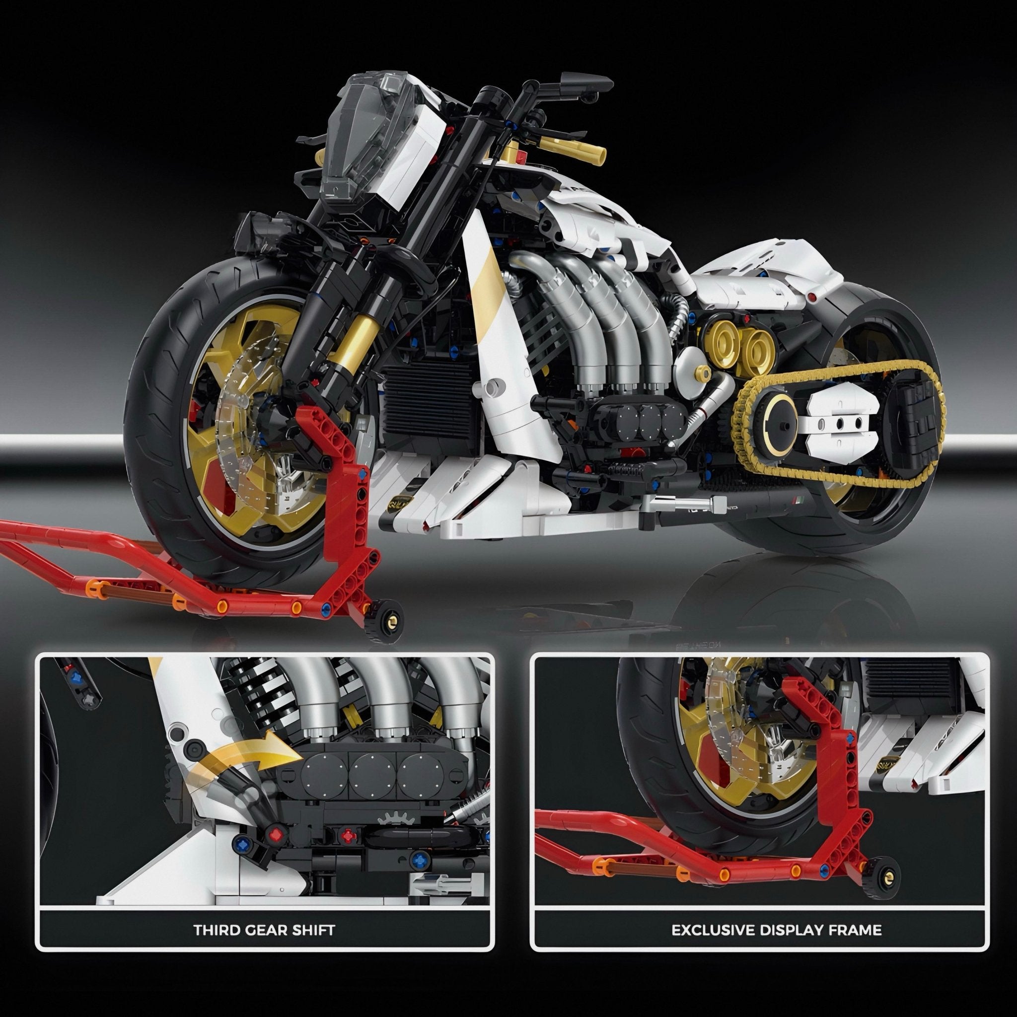 CYBERTUNED CHOPPER | 2004PCS - BRICKS LAB